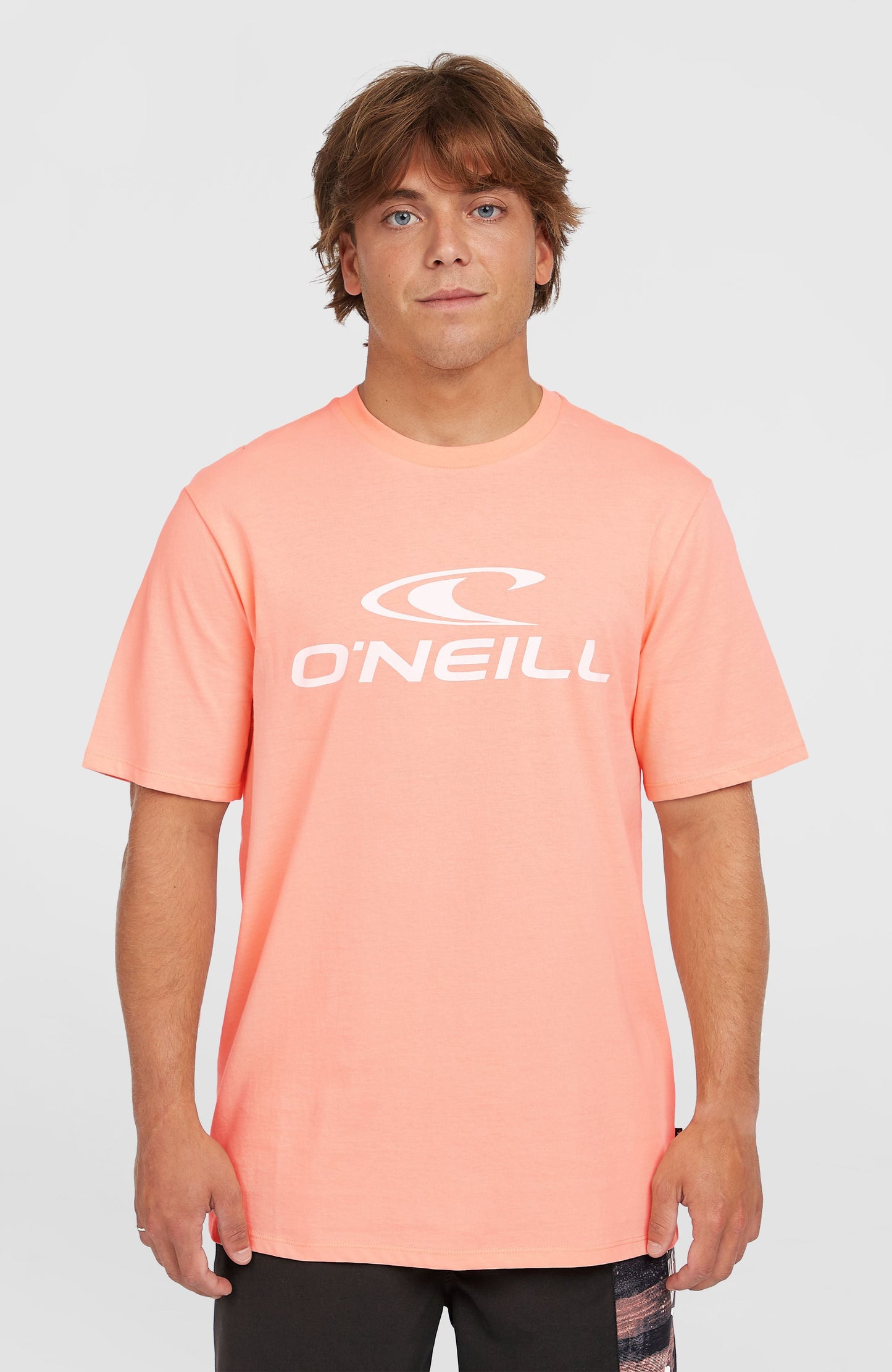 Logo T-Shirt Men Coral Pop