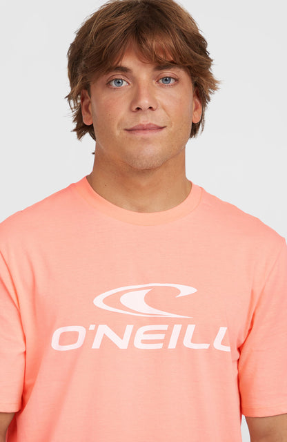Logo T-Shirt Men Coral Pop