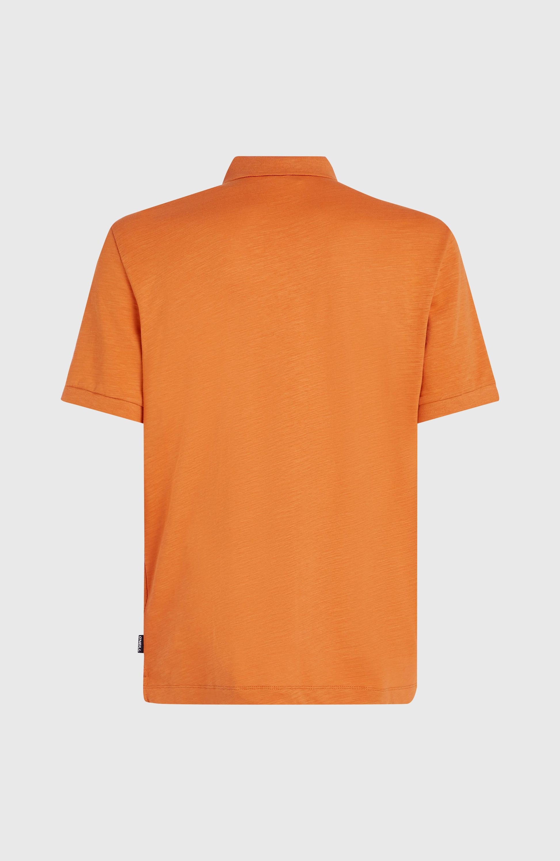 Slub Small Logo Polo Men Cinnamon Stick