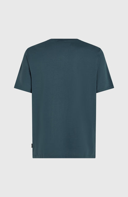 Small Chest Print T-Shirt Men Alma Steel