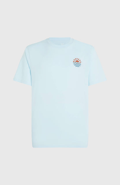 Sun T-Shirt Men Sky Blue Heather
