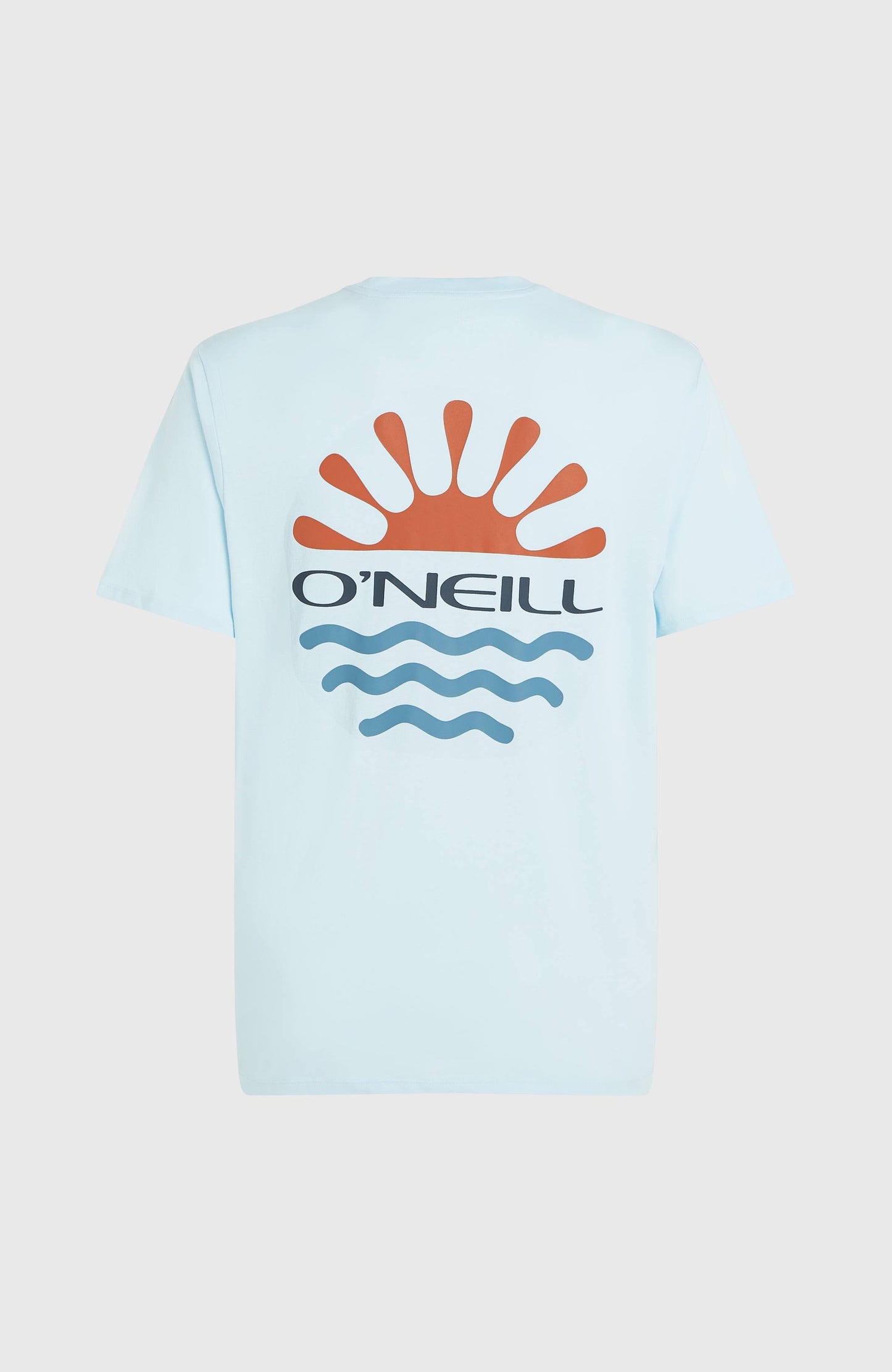 Sun T-Shirt Men Sky Blue Heather