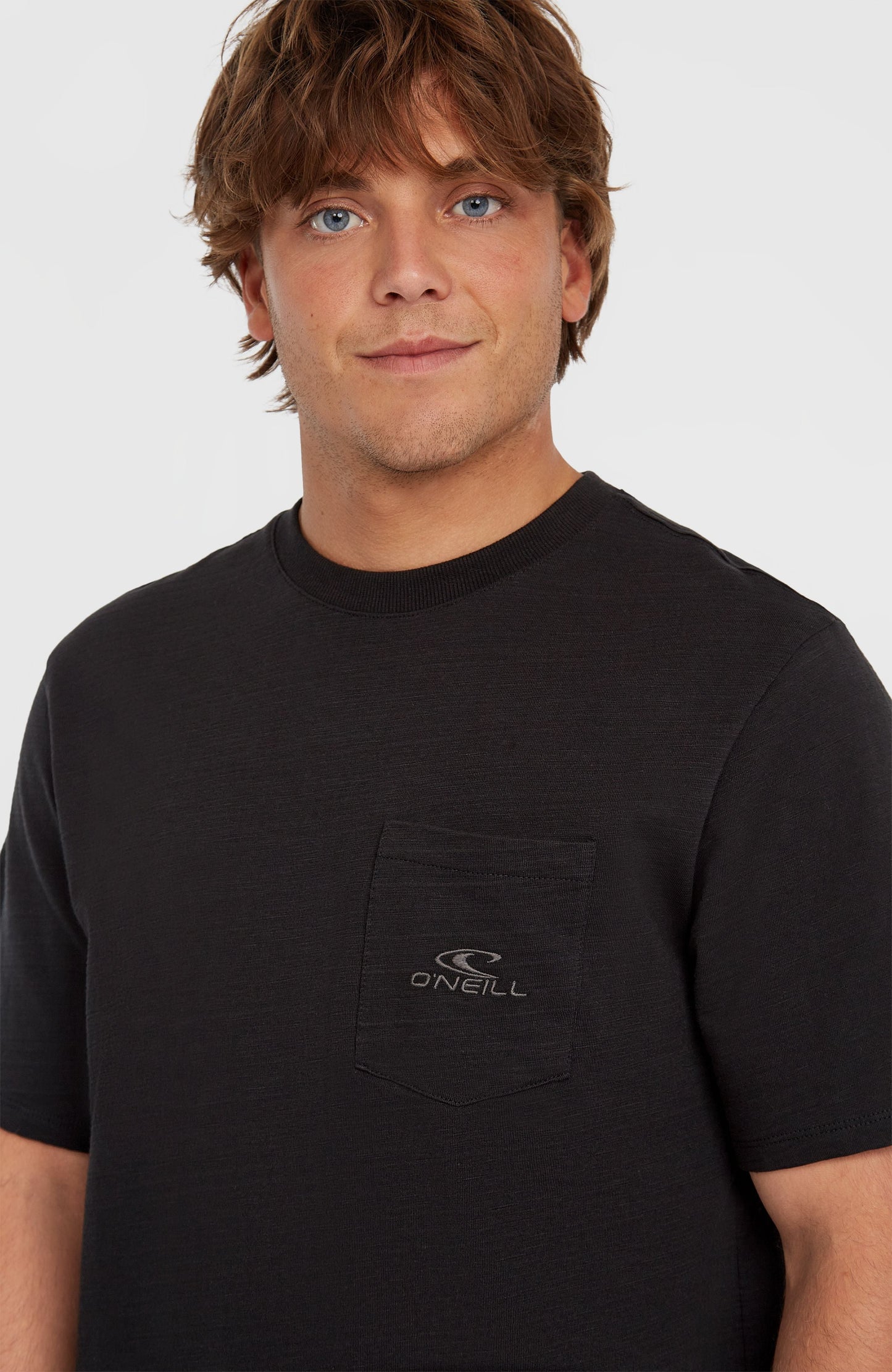 Slub Chest Pocket T-Shirt Men Black Out