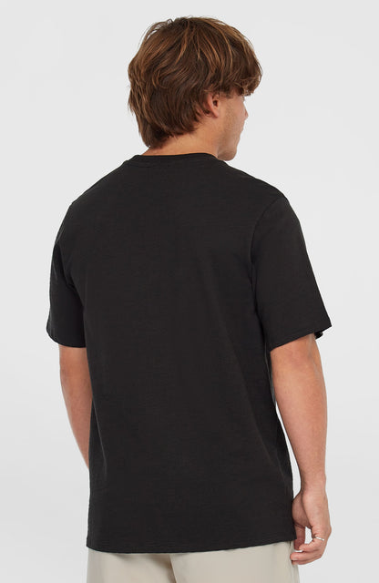 Slub Chest Pocket T-Shirt Men Black Out