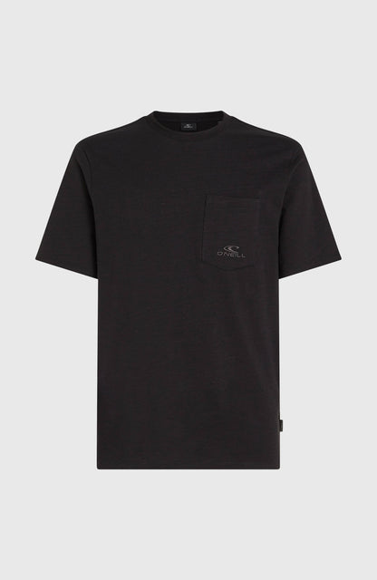 Slub Chest Pocket T-Shirt Men Black Out
