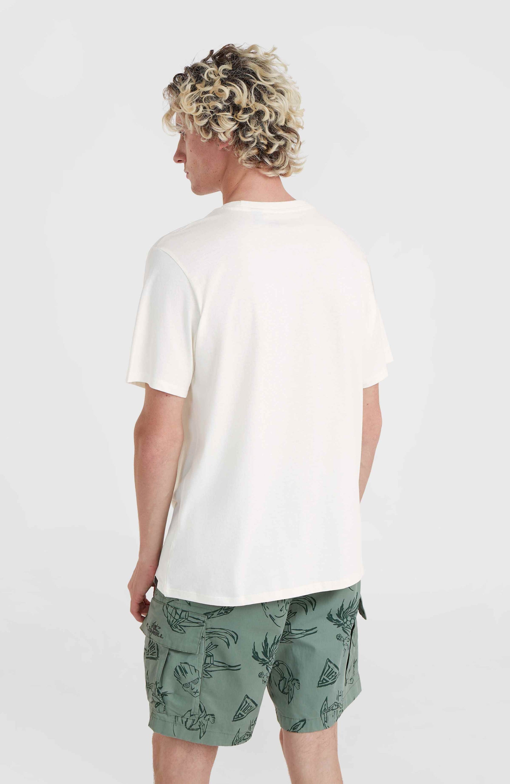 O'Neill Logo T-Shirt Men Snow White