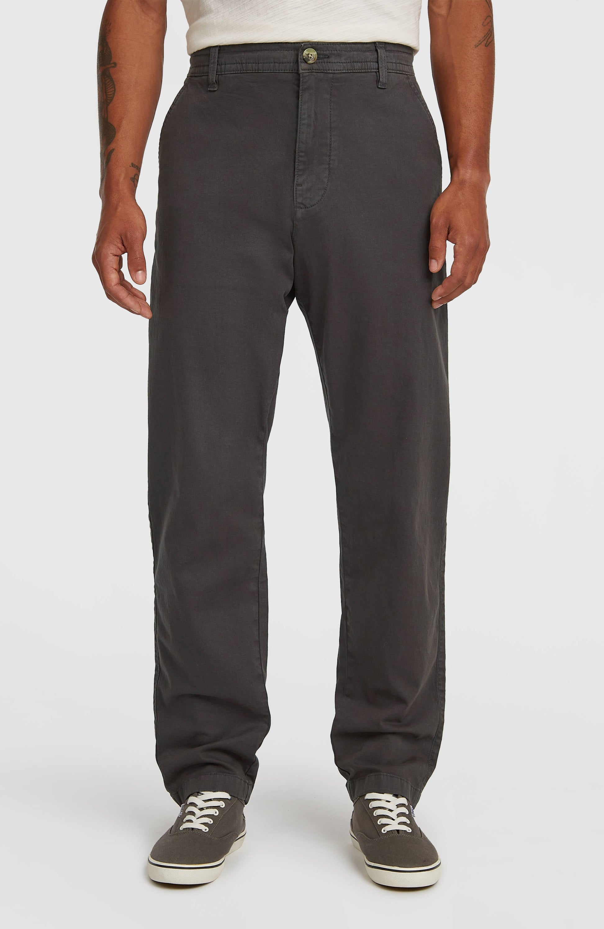 Essentials Chino Pants Men Raven