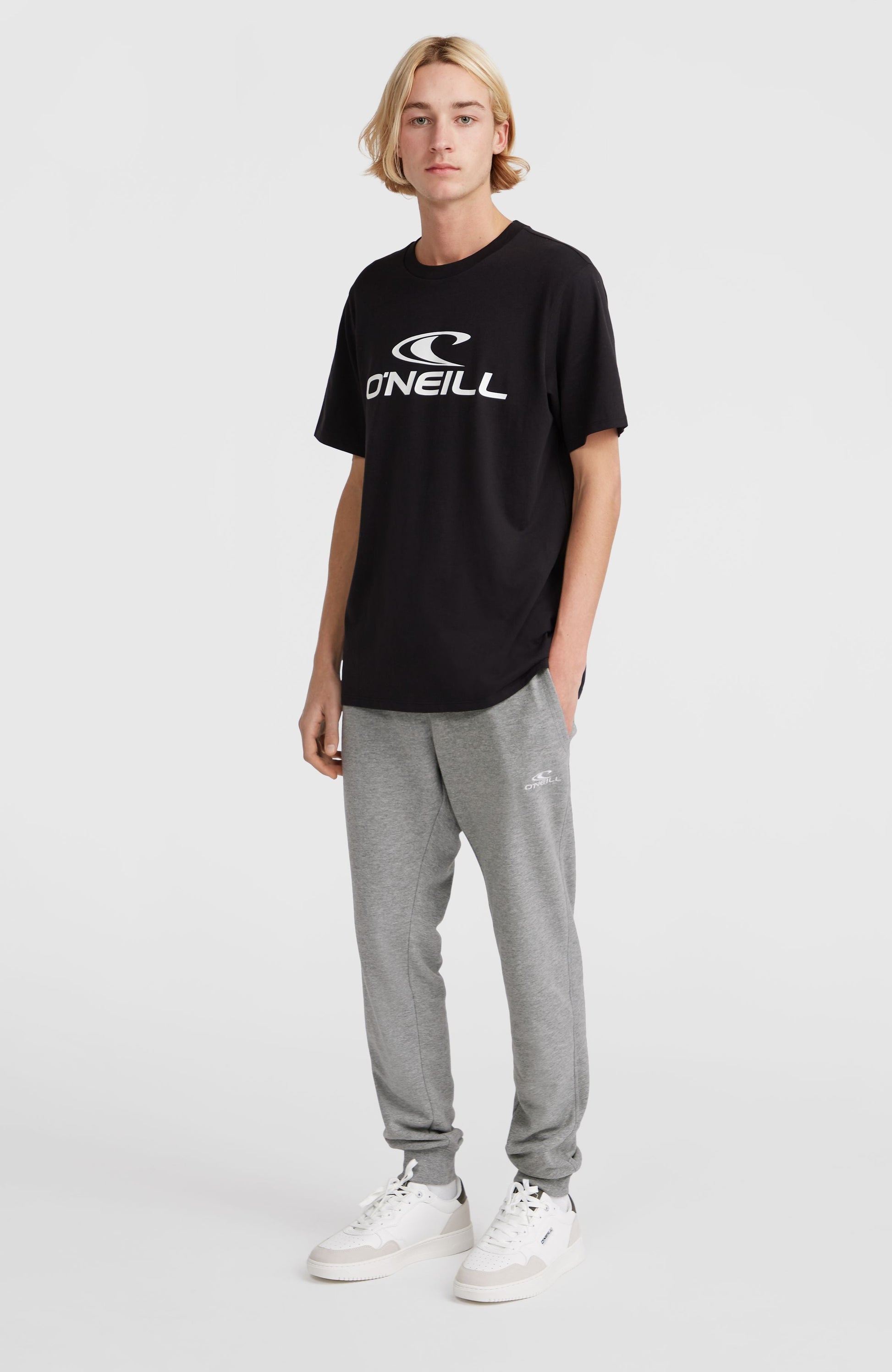 O'Neill Small Logo Sweatpants Men Silver Melee