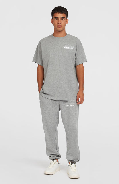 Future Surf Society Sweatpants Men Silver Melee