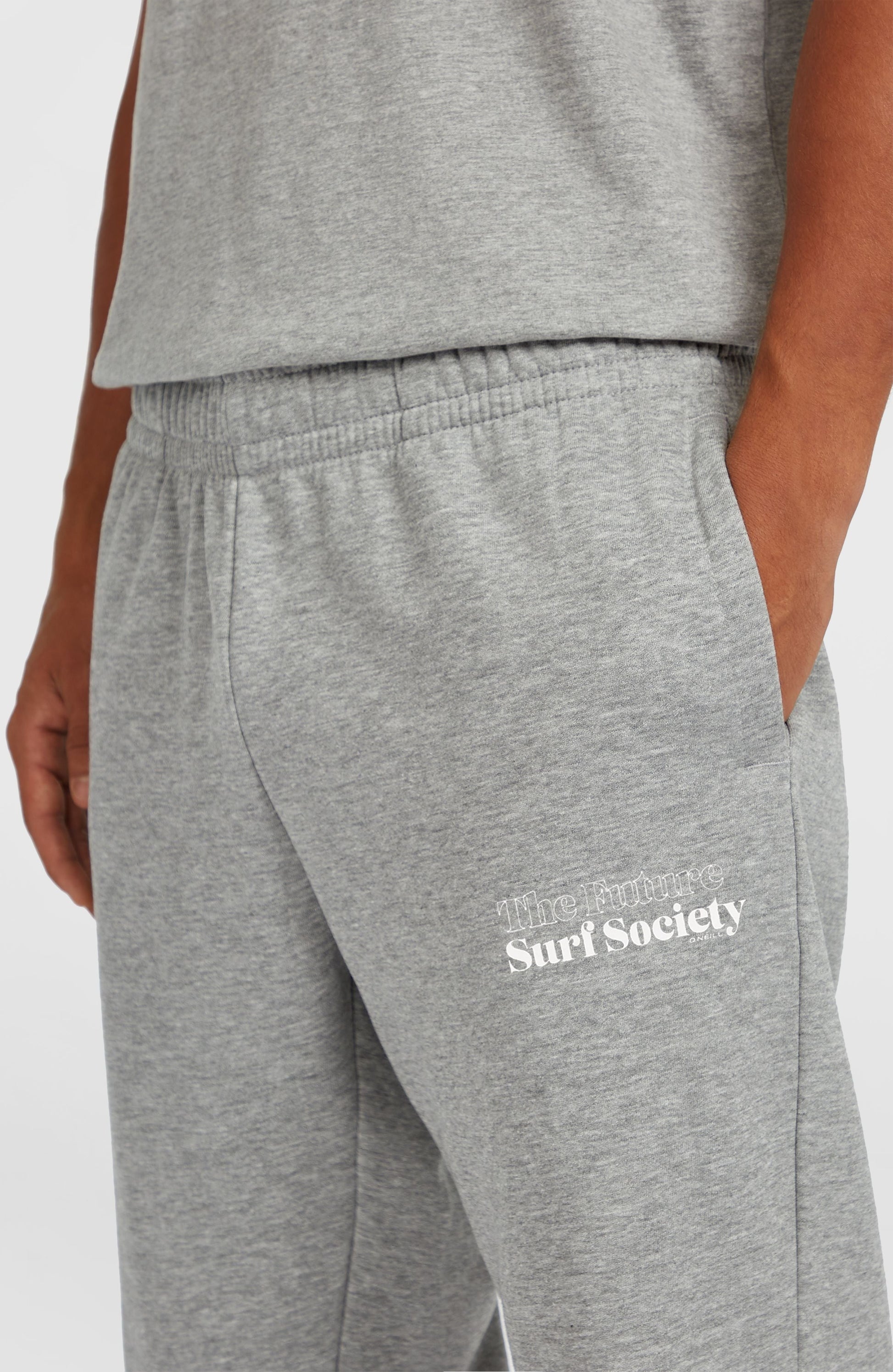 Future Surf Society Sweatpants Men Silver Melee