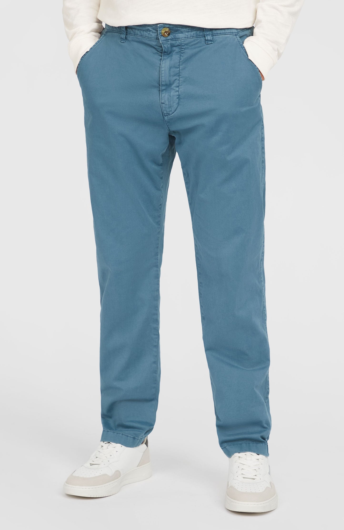 Essentials Chino Pants Men Copen Blue