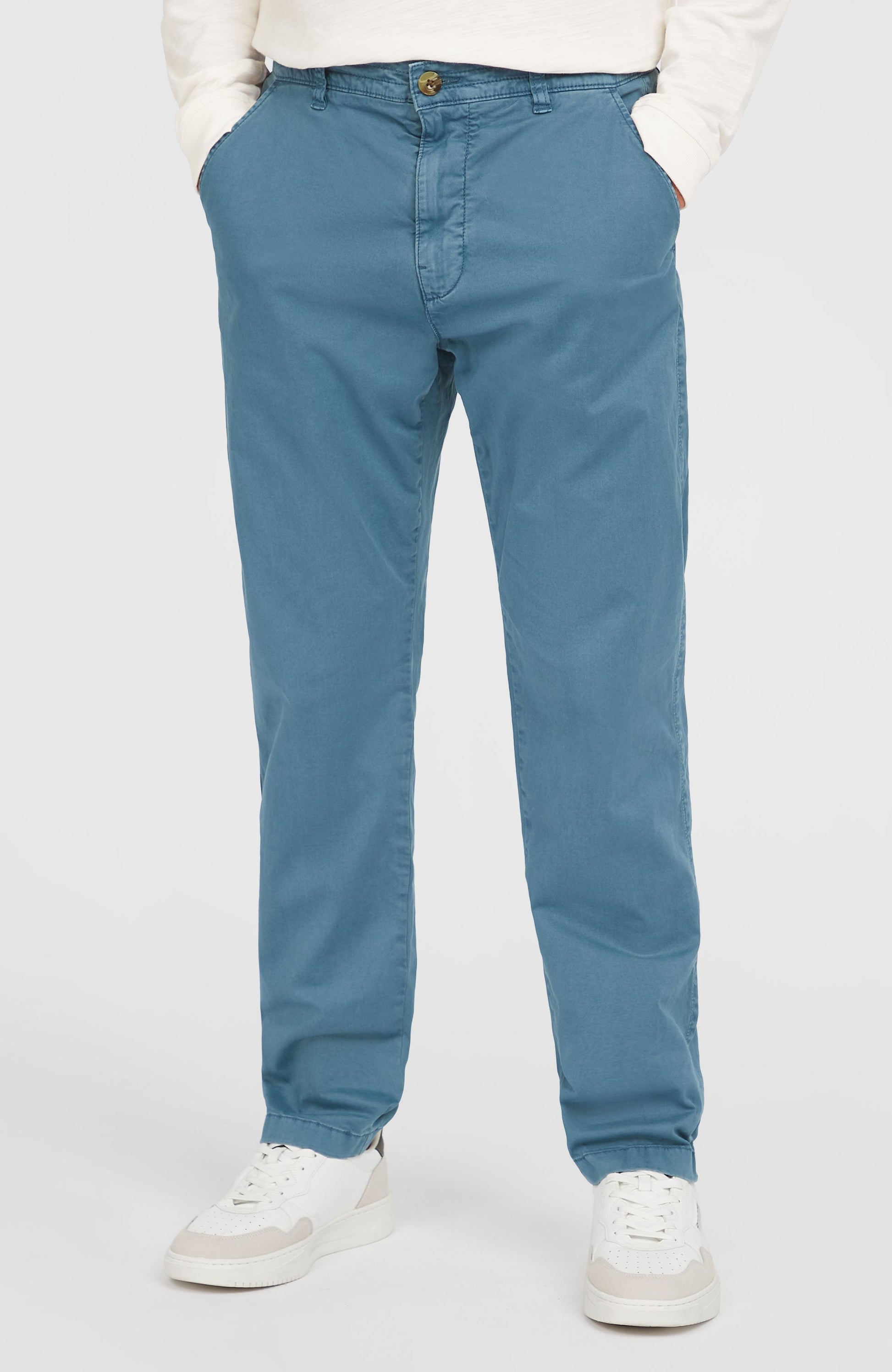 Essentials Chino Pants Men Copen Blue