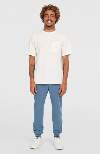 Small Logo Sweatpants Men Copen Blue