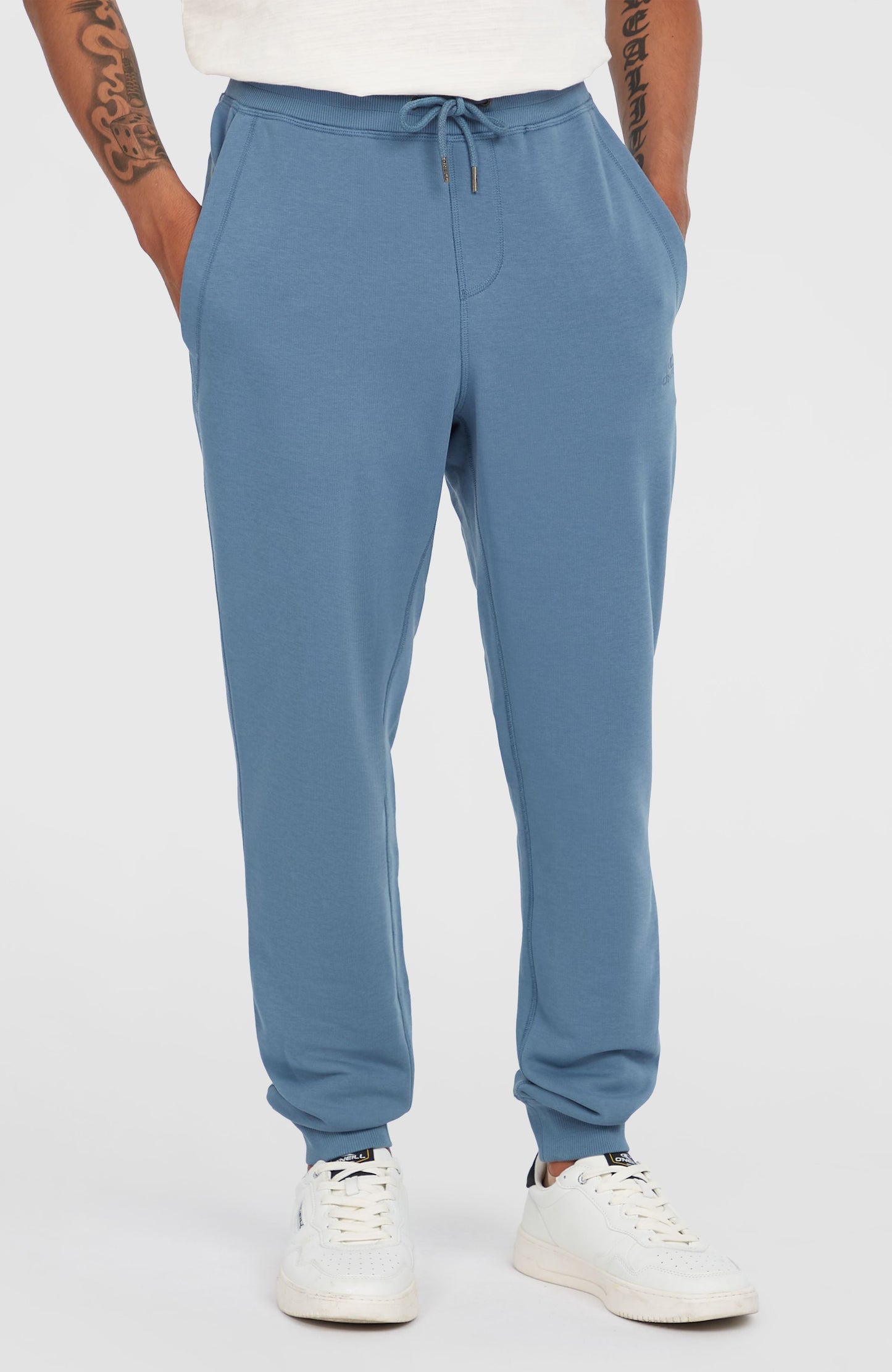 Small Logo Sweatpants Men Copen Blue