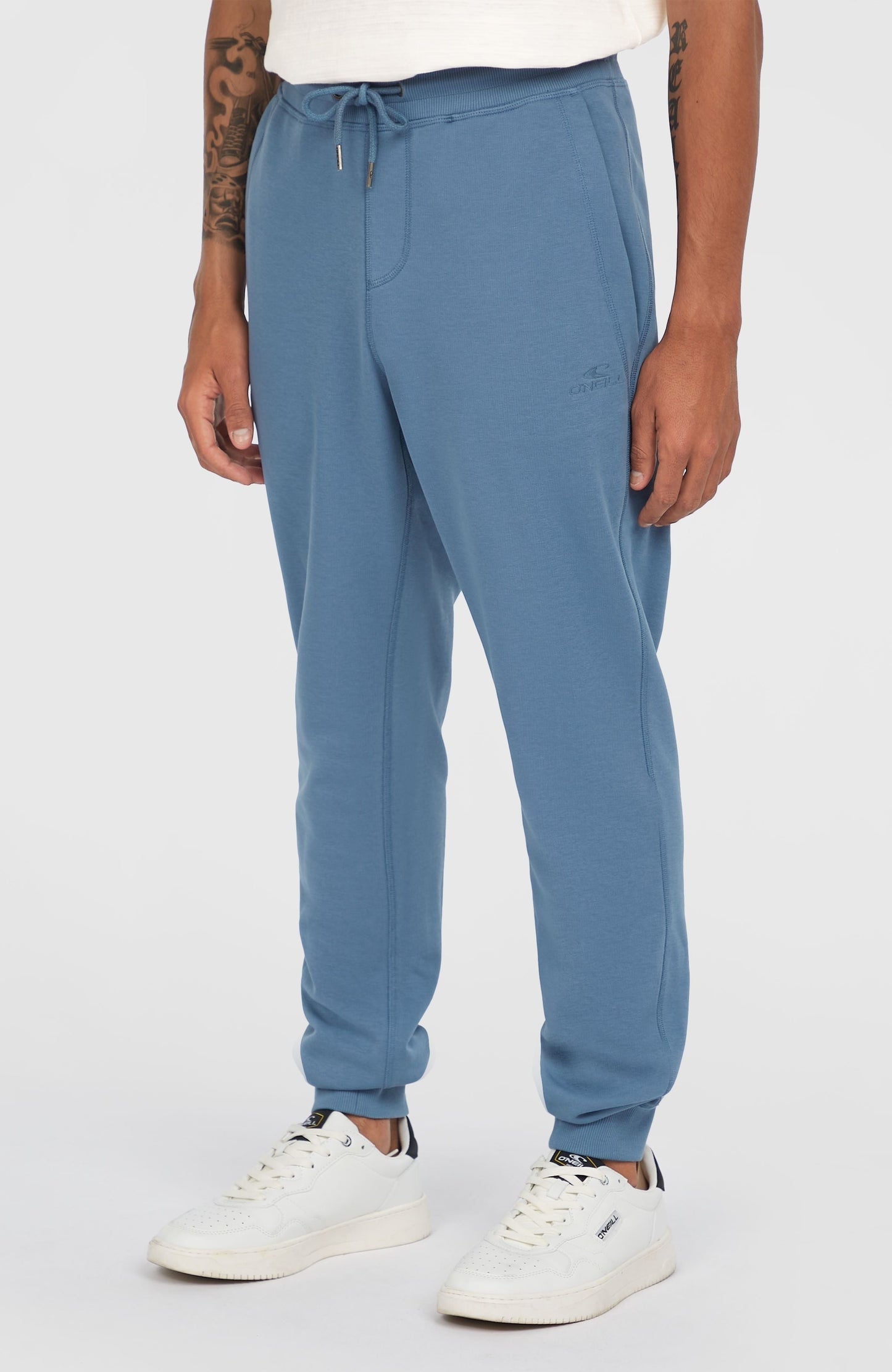 Small Logo Sweatpants Men Copen Blue
