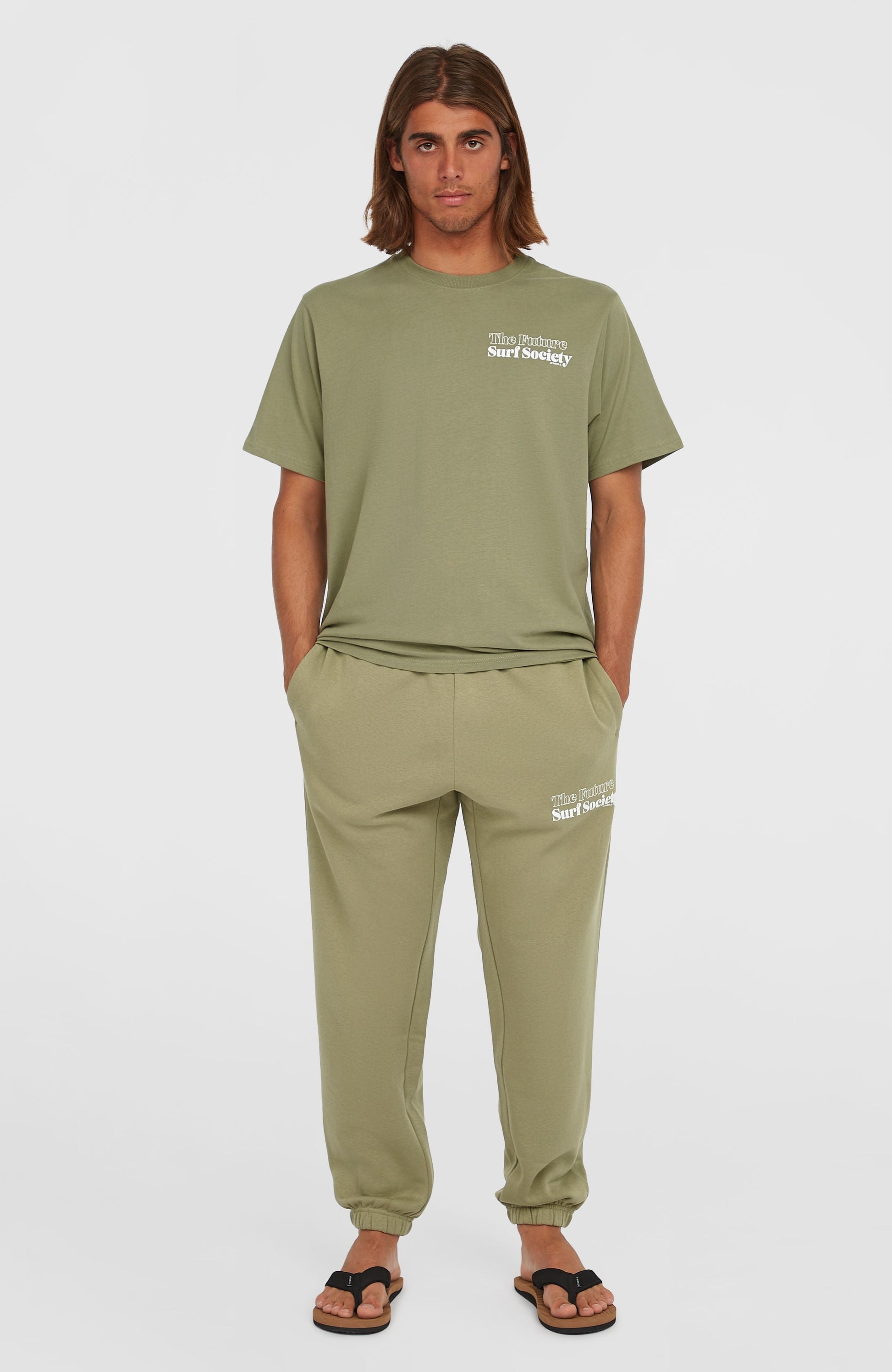 Future Surf Society Sweatpants Men Avery Fern