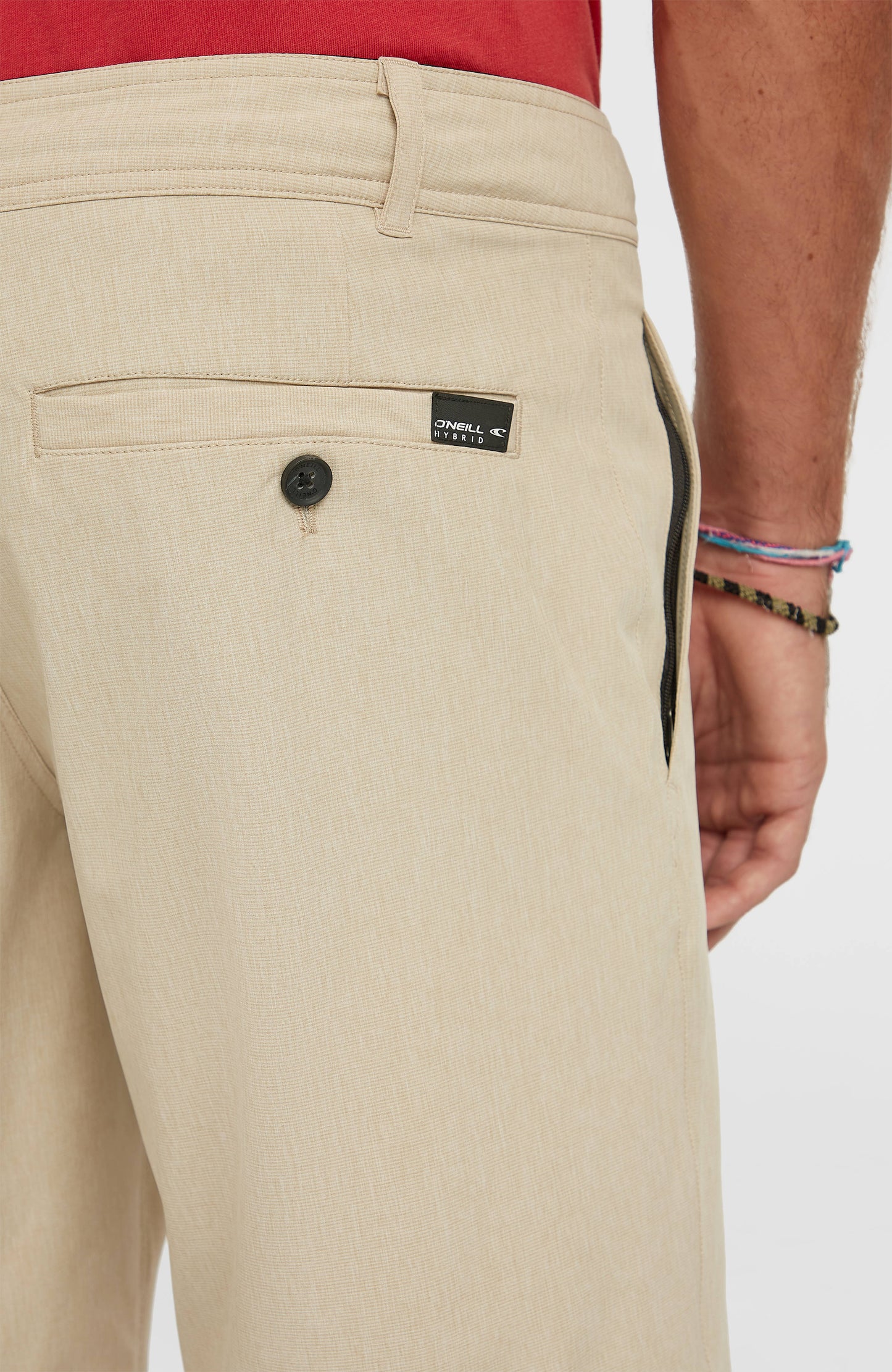 Hybrid 19" Melange Shorts Men Cocoa Sand