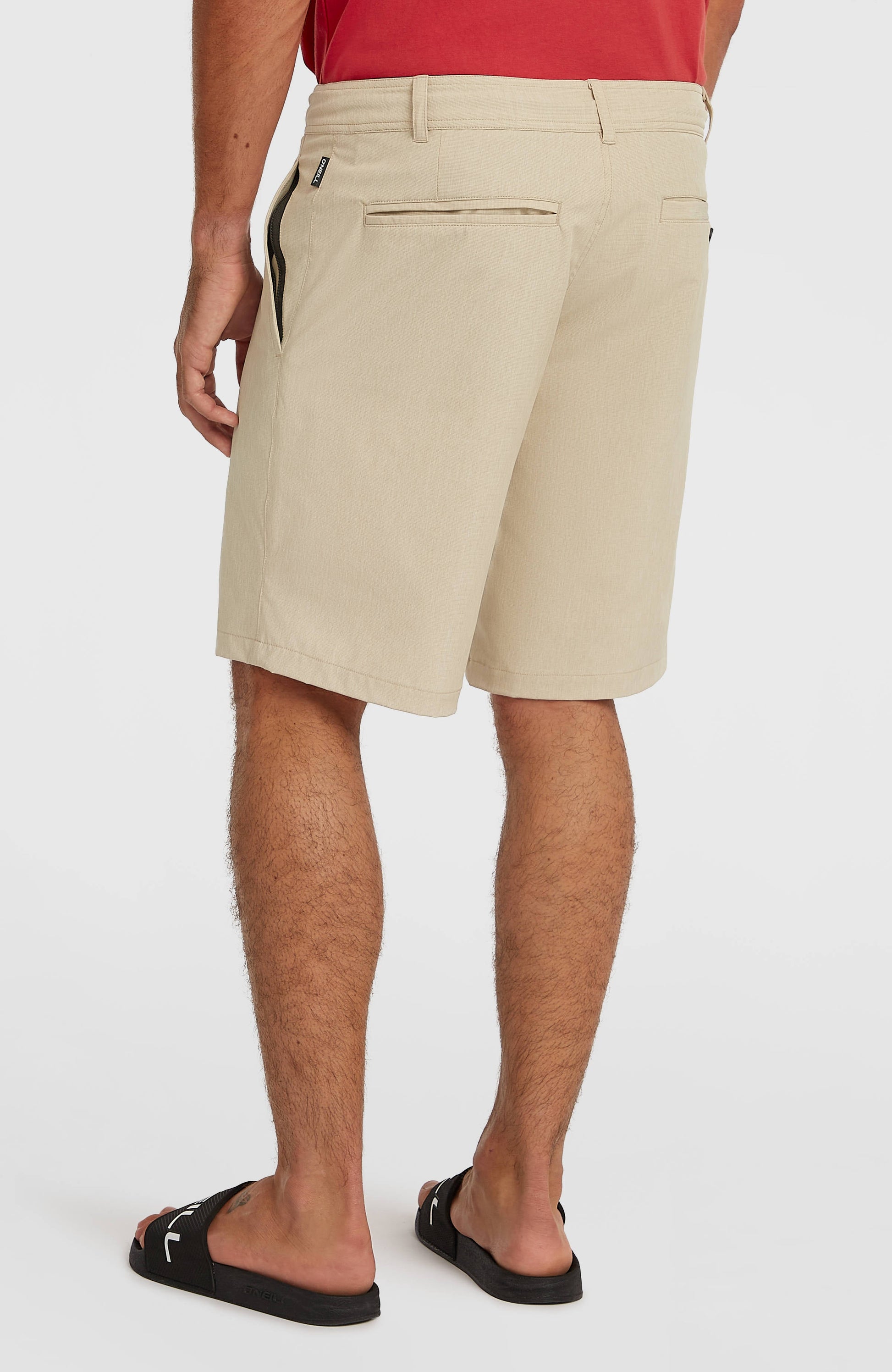 Hybrid 19" Melange Shorts Men Cocoa Sand