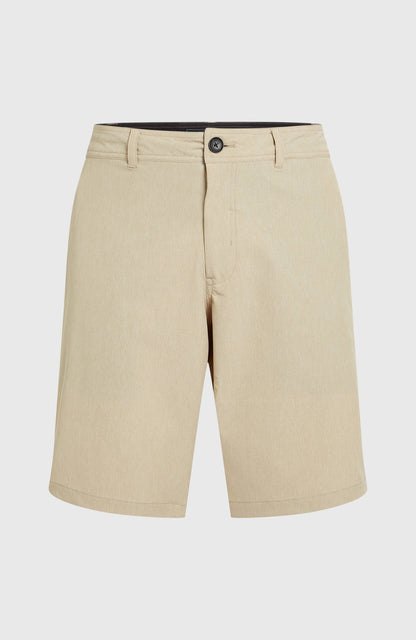 Hybrid 19" Melange Shorts Men Cocoa Sand