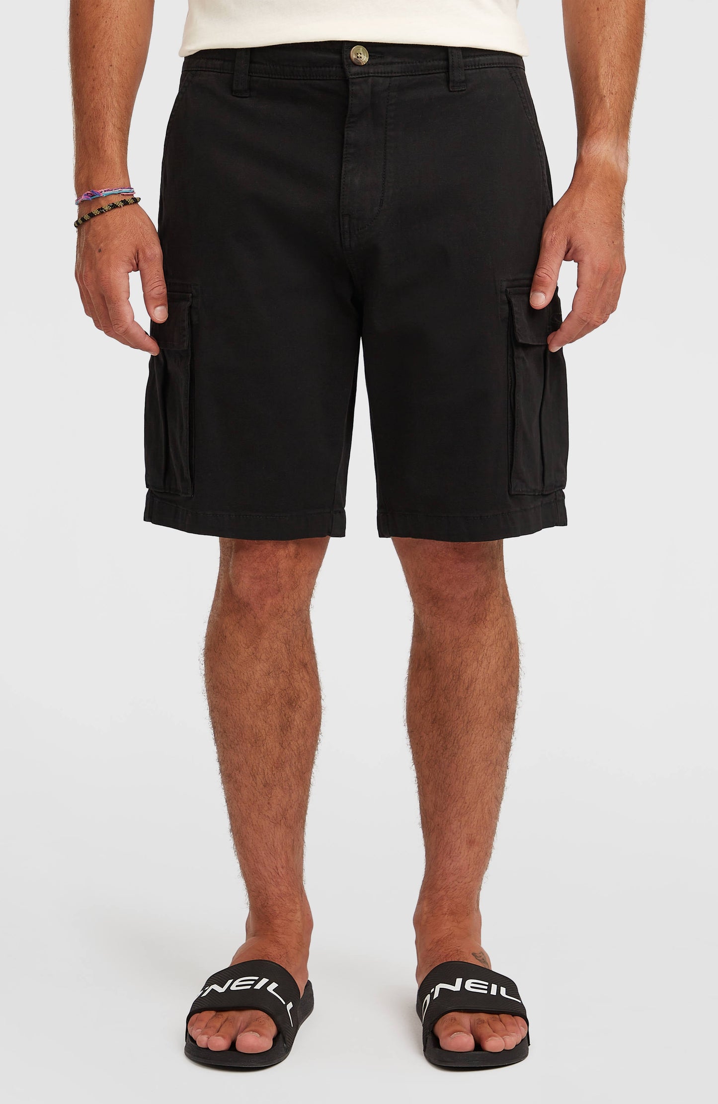 Essentials Cargo Shorts Men Black Out