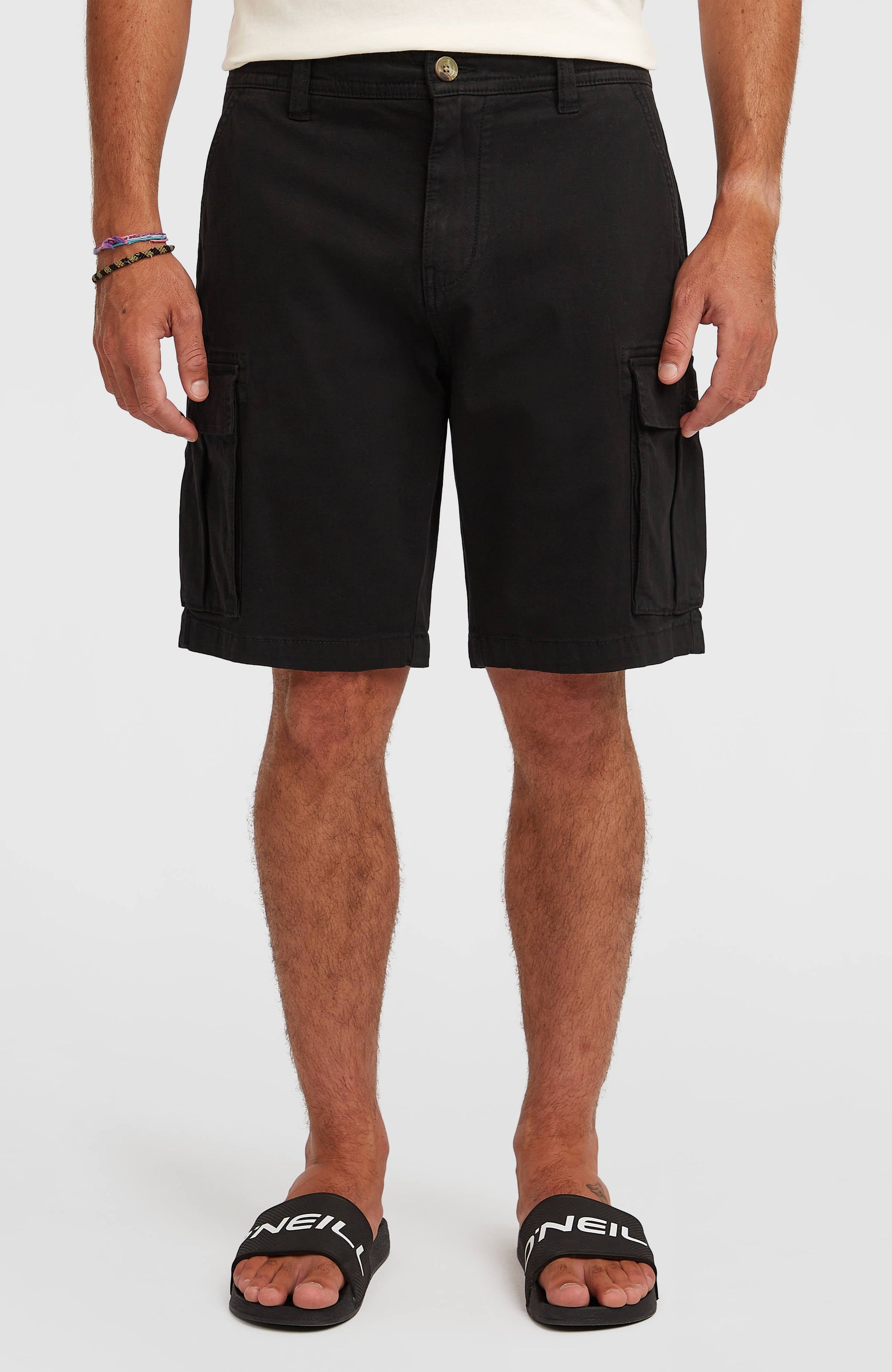 Essentials Cargo Shorts Men Black Out