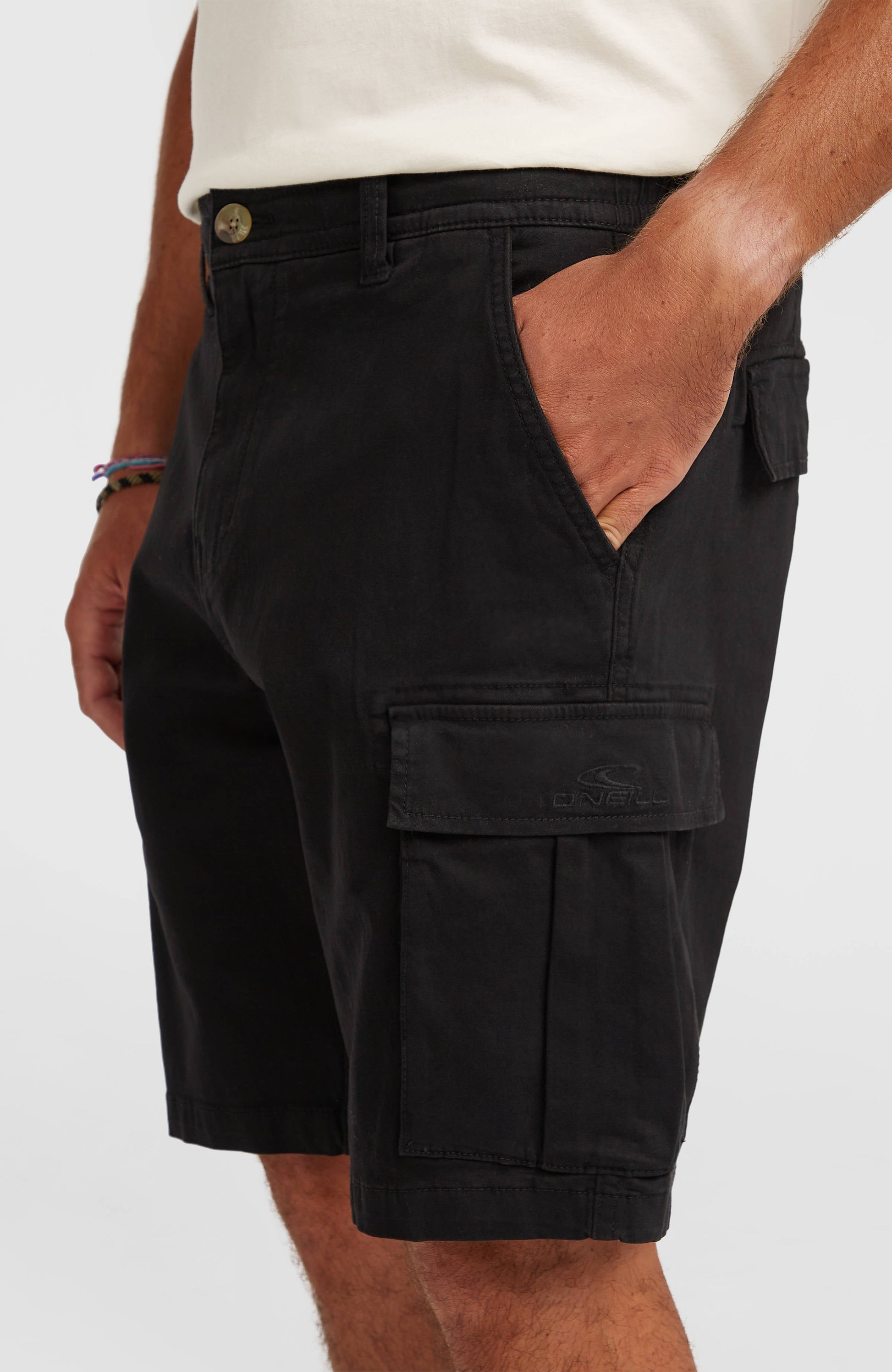 Essentials Cargo Shorts Men Black Out