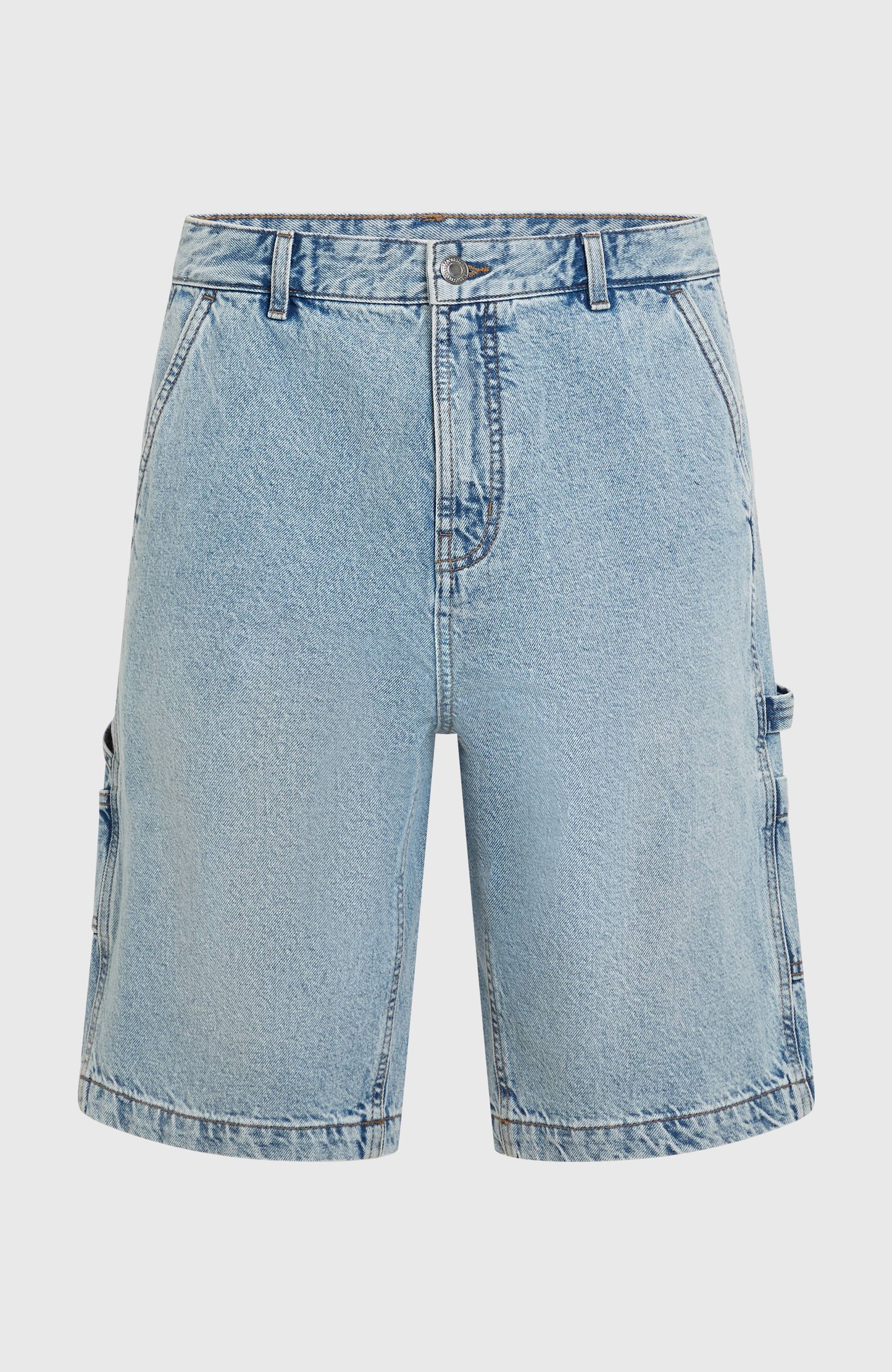Essentials Denim Shorts Men Denim Blue