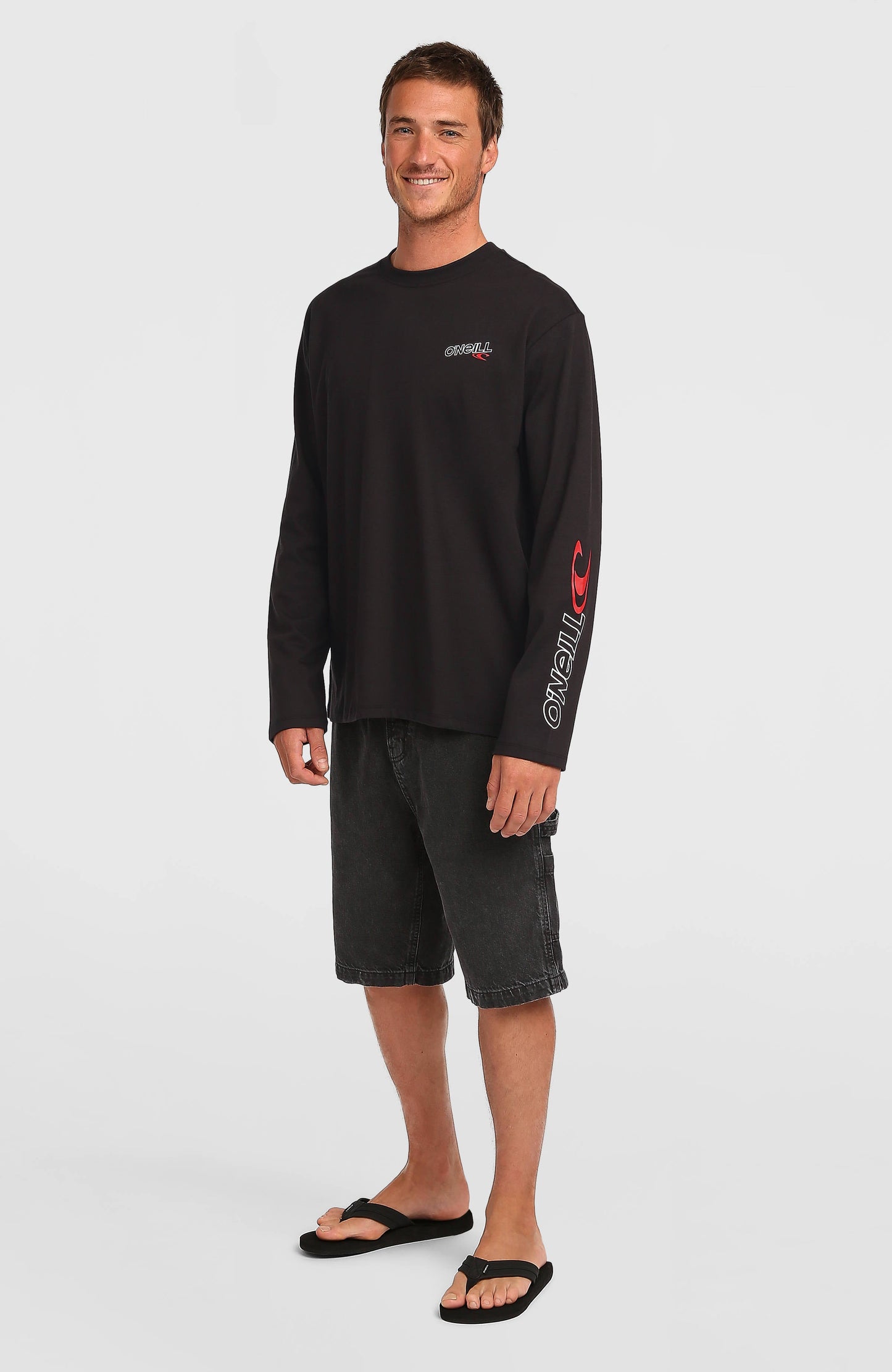 Essentials Denim Shorts Men Black Out