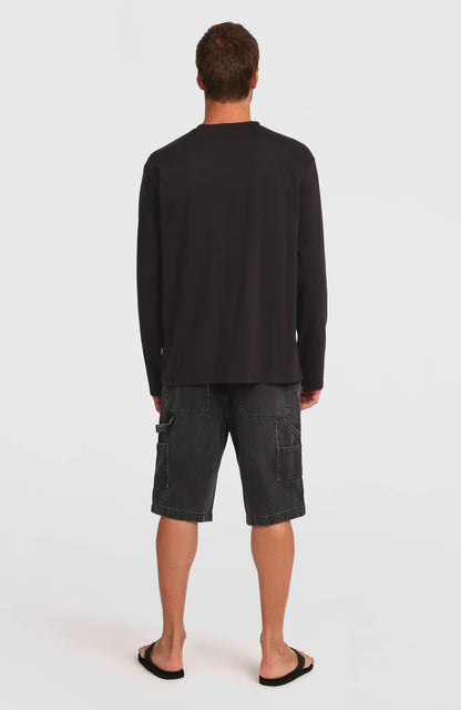 Essentials Denim Shorts Men Black Out