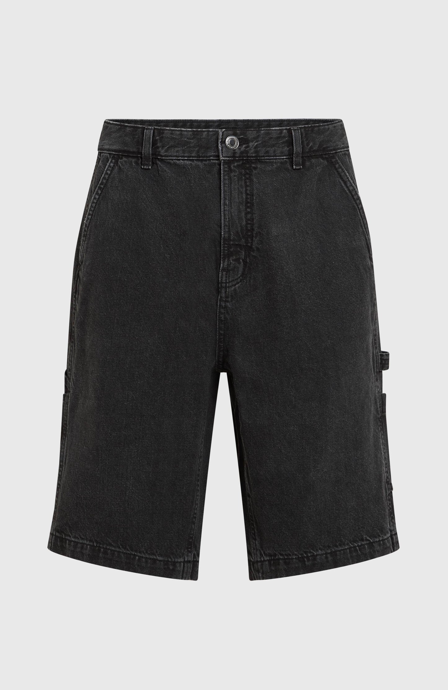 Essentials Denim Shorts Men Black Out