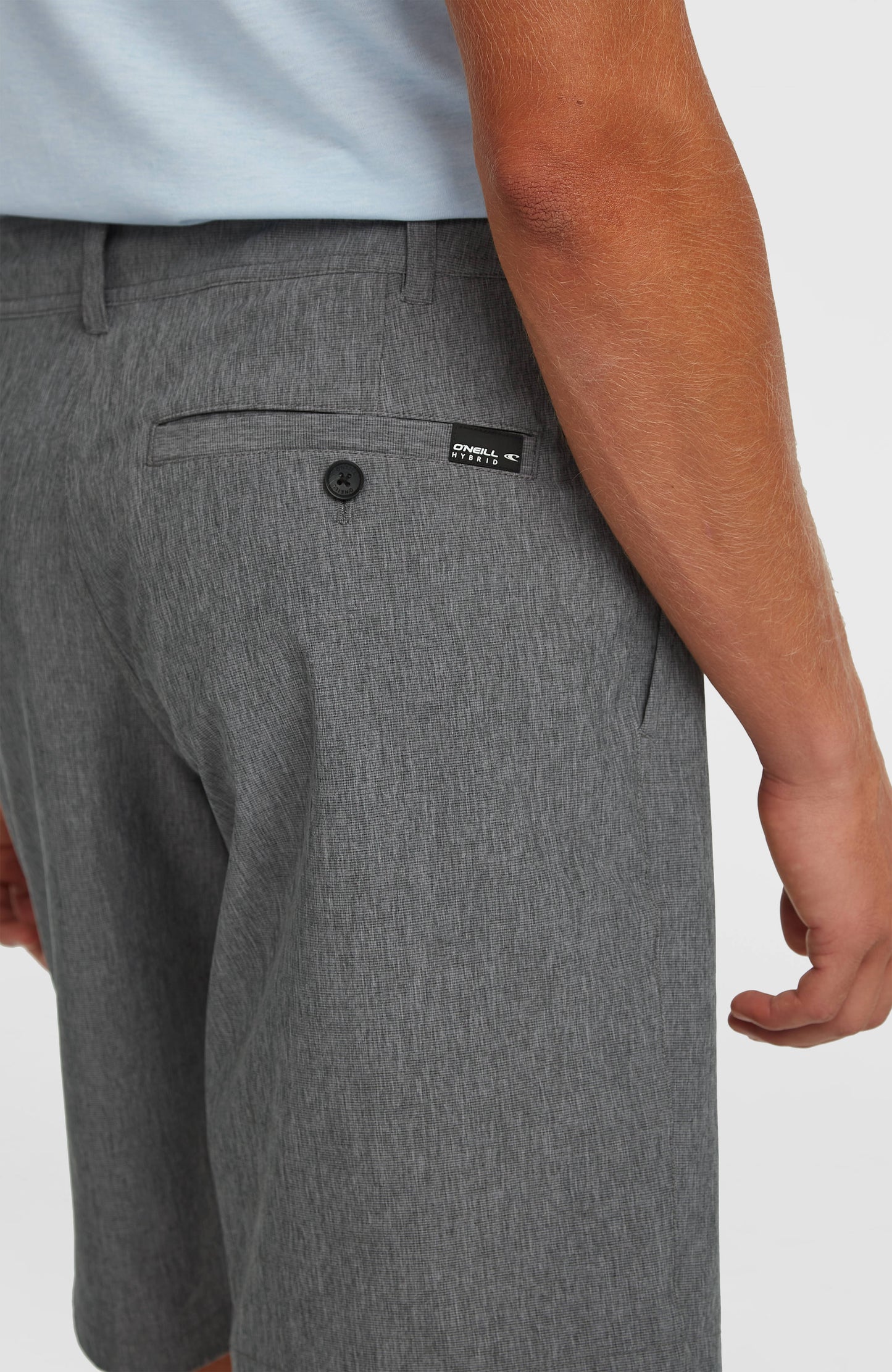 Hybrid 19" Melange Shorts Men Black Out