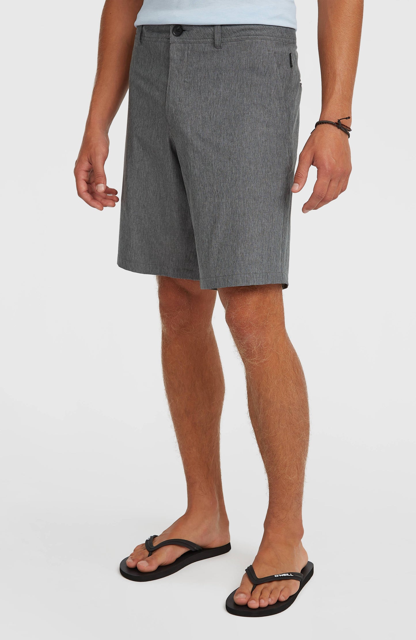 Hybrid 19" Melange Shorts Men Black Out