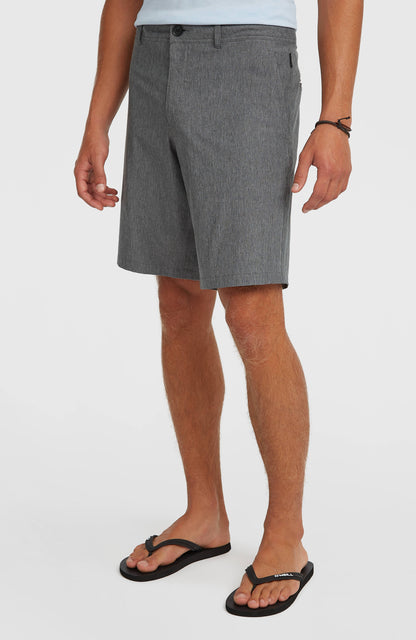 Hybrid 19" Melange Shorts Men Black Out