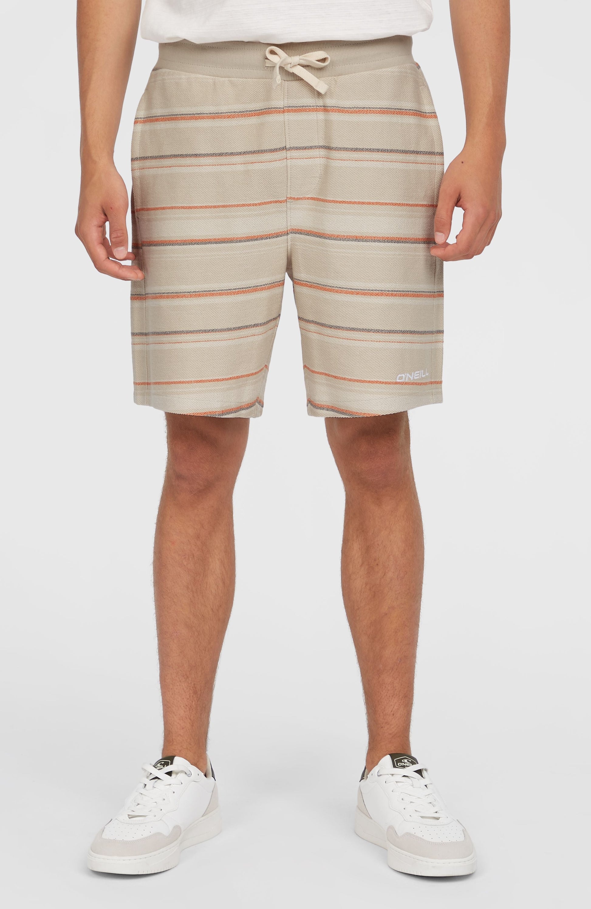 Bavaro Shorts Men Beige/Orange Bavaro Stripe