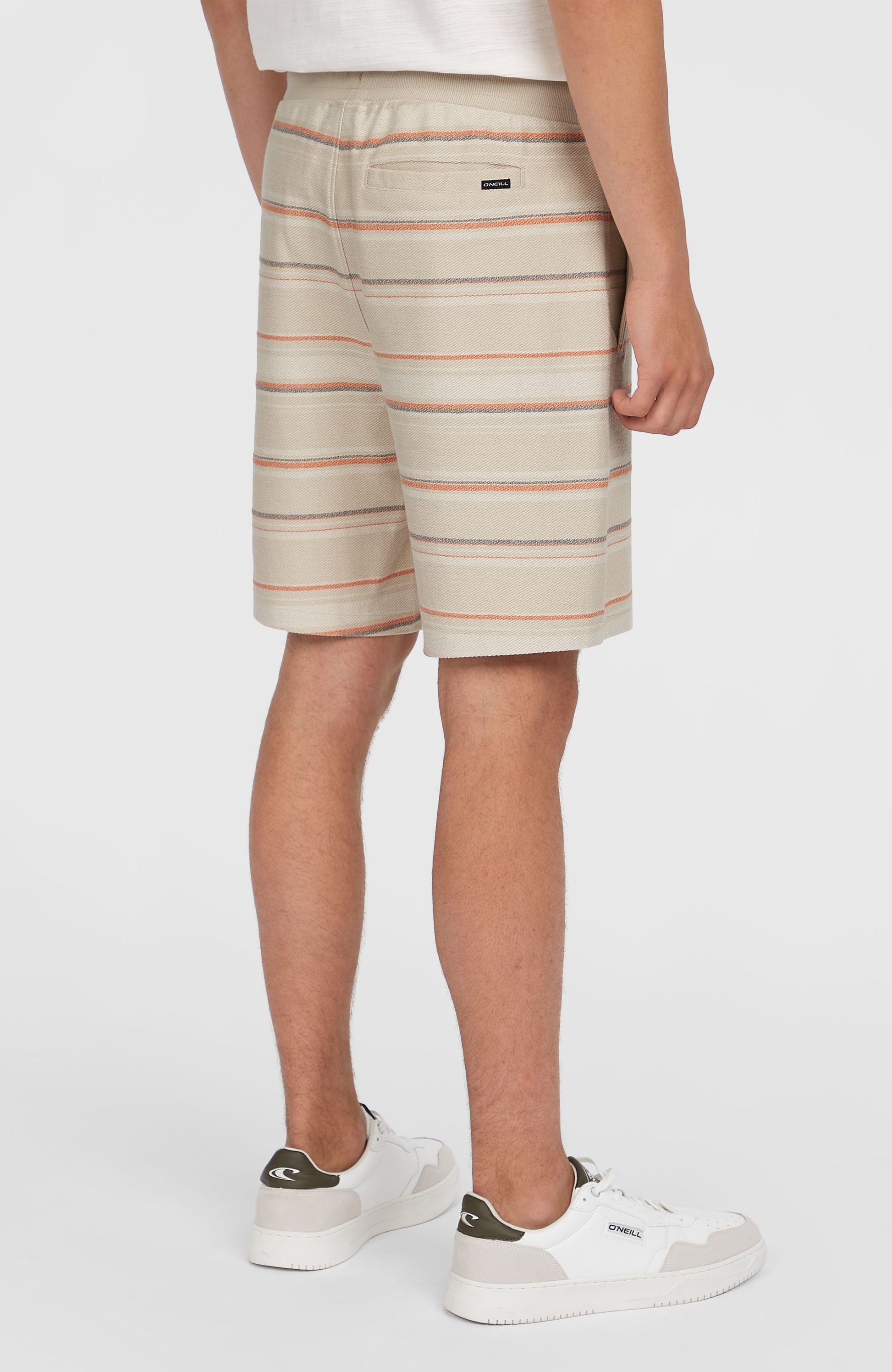 Bavaro Shorts Men Beige/Orange Bavaro Stripe