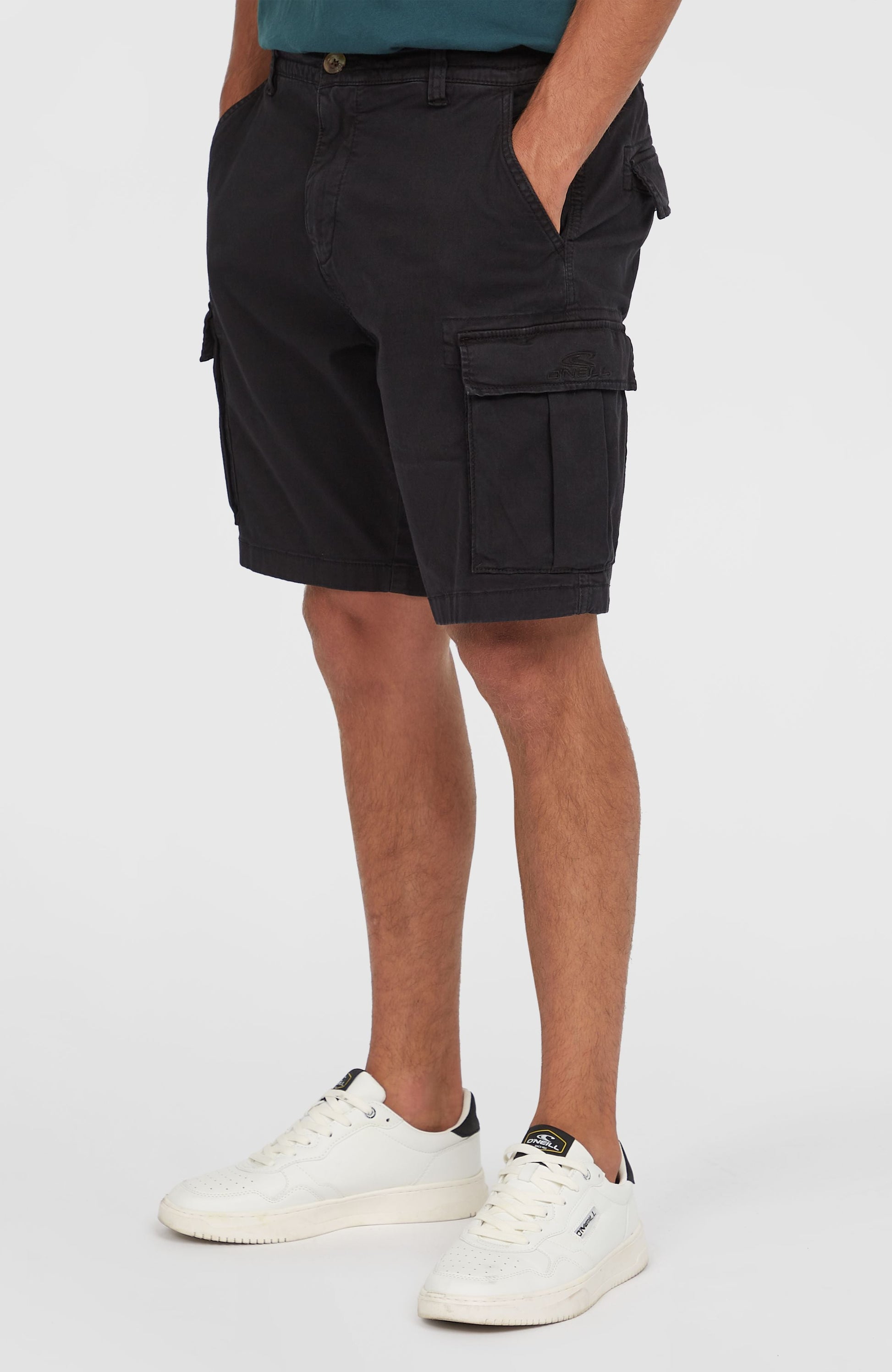 Essentials Cargo Shorts Men Black Out