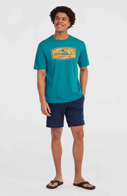 Small Logo Sweatshorts Men Ink Blue