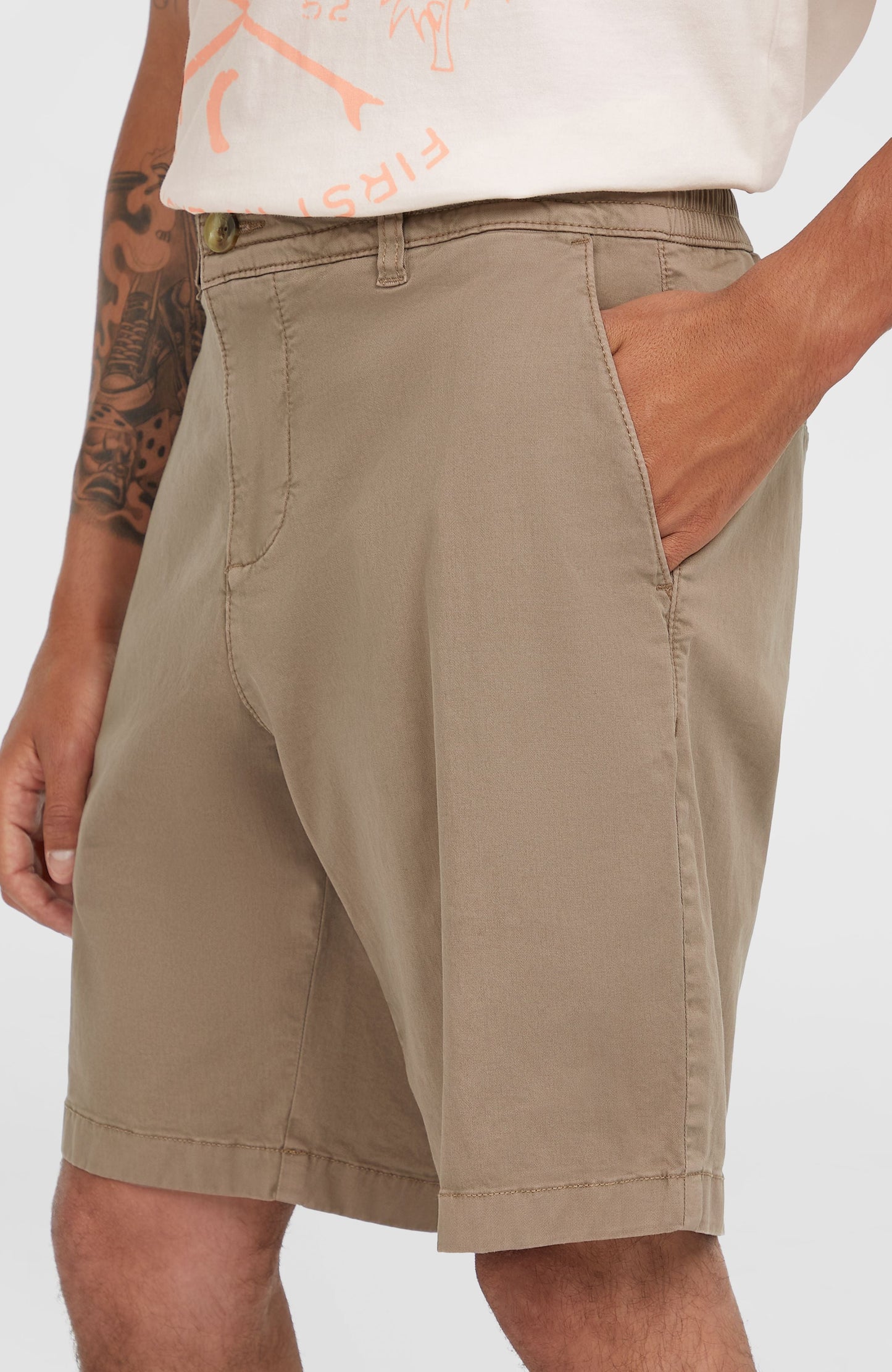 Essentials Chino Shorts Men Pure Cashmere