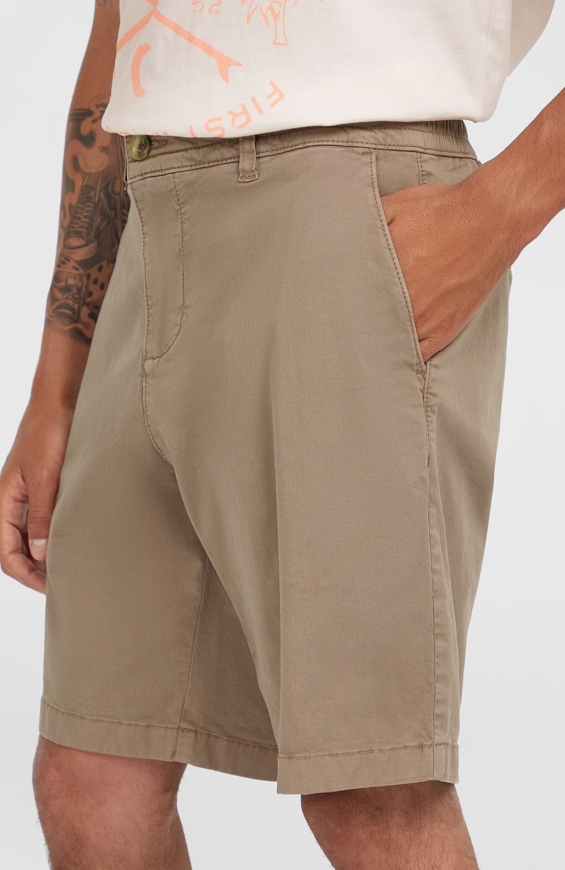 Essentials Chino Shorts Men Pure Cashmere
