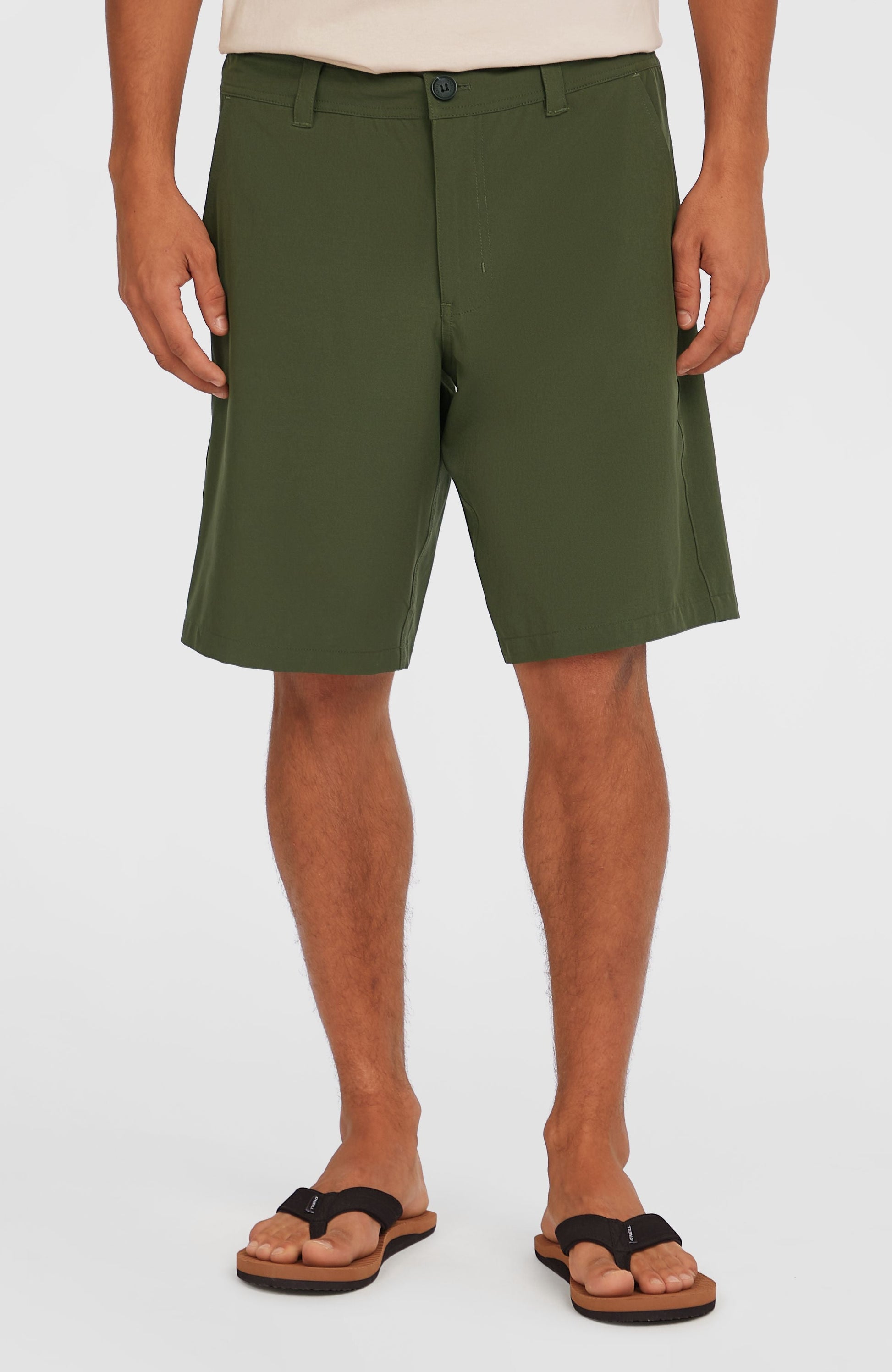 Hybrid Chino 19" Shorts Men Forest Night