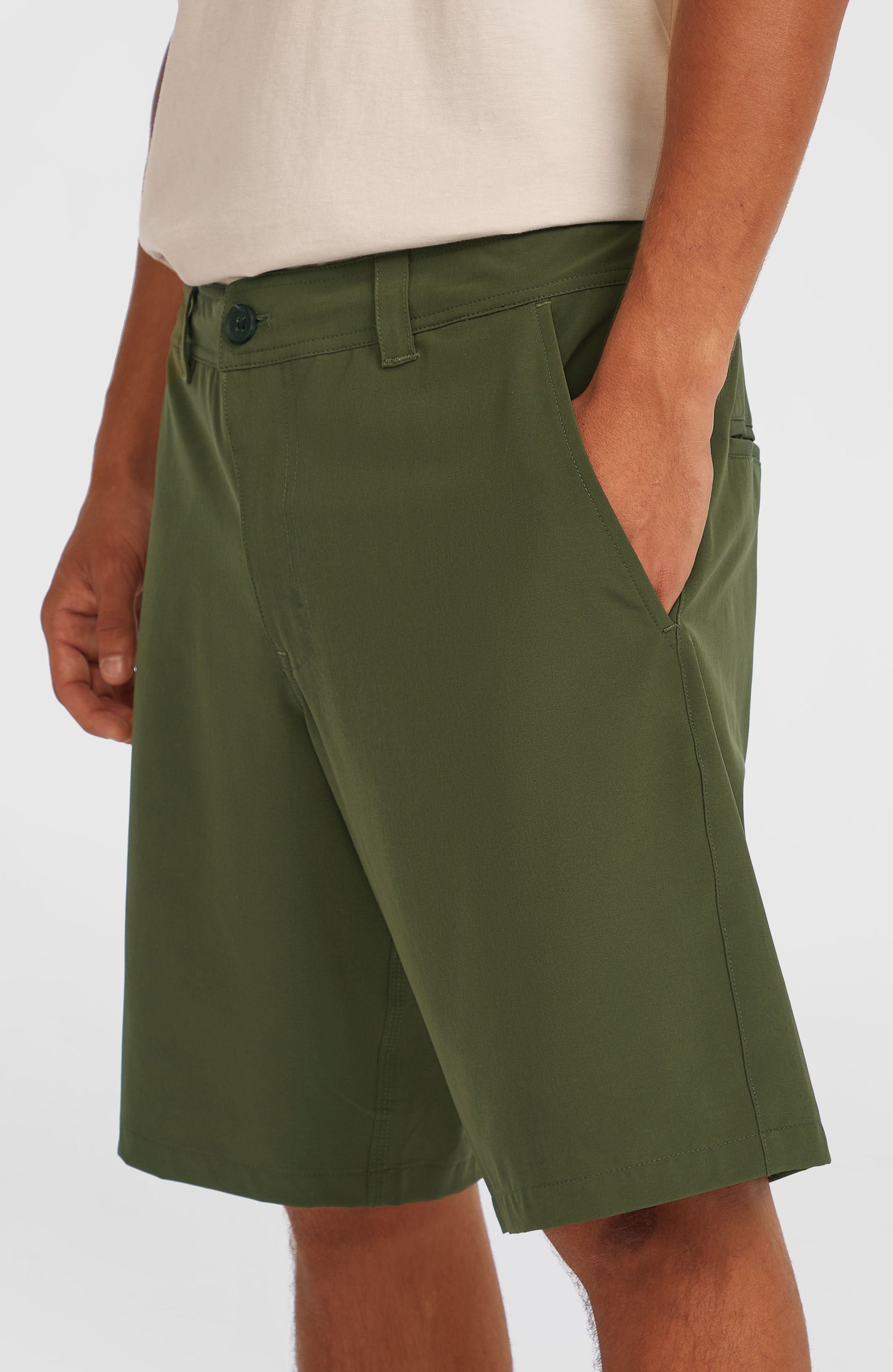 Hybrid Chino 19" Shorts Men Forest Night