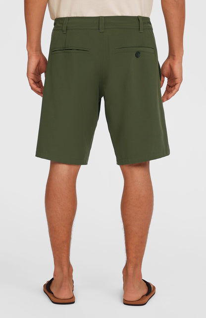 Hybrid Chino 19" Shorts Men Forest Night