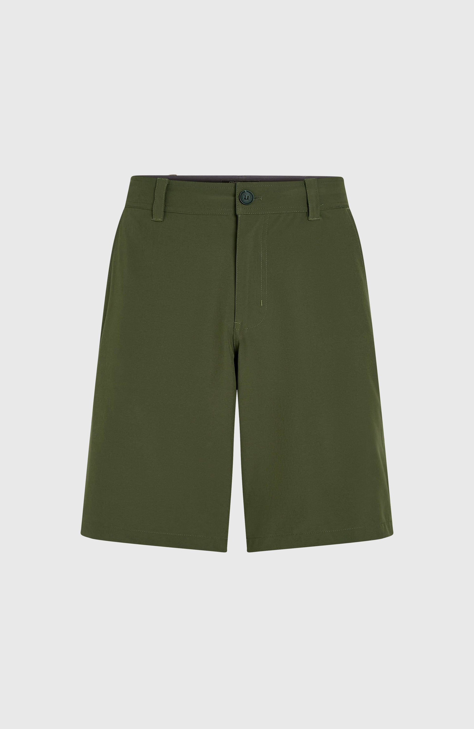 Hybrid Chino 19" Shorts Men Forest Night