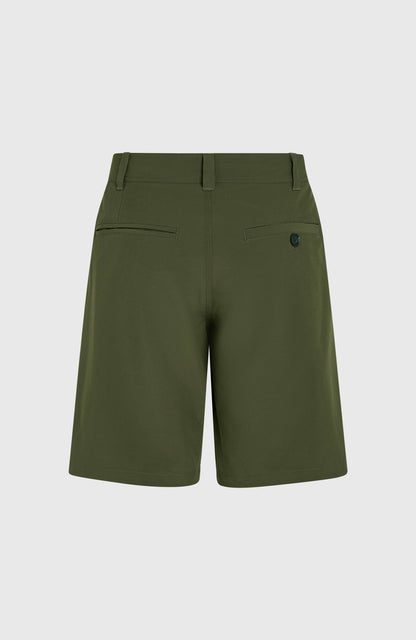 Hybrid Chino 19" Shorts Men Forest Night