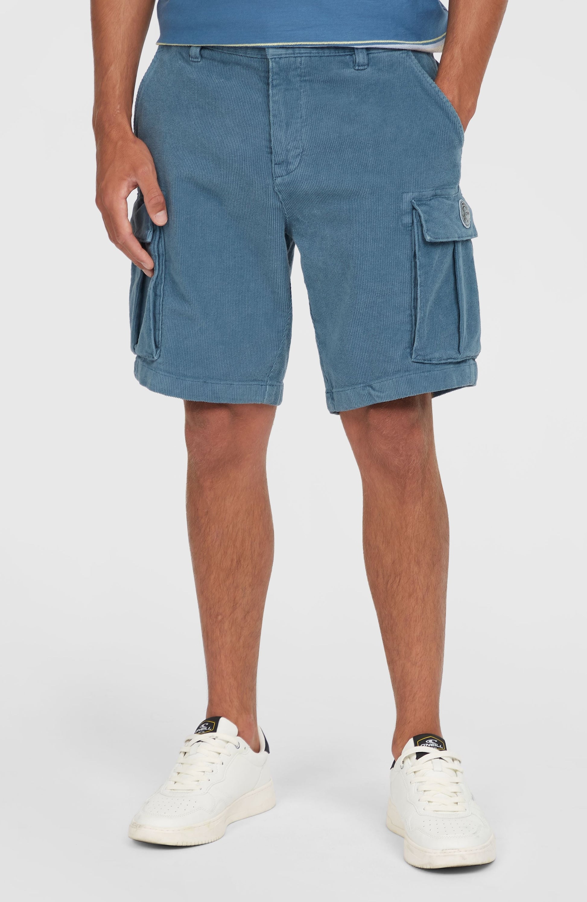 O'Riginals Cord Cargo Shorts Men Copen Blue