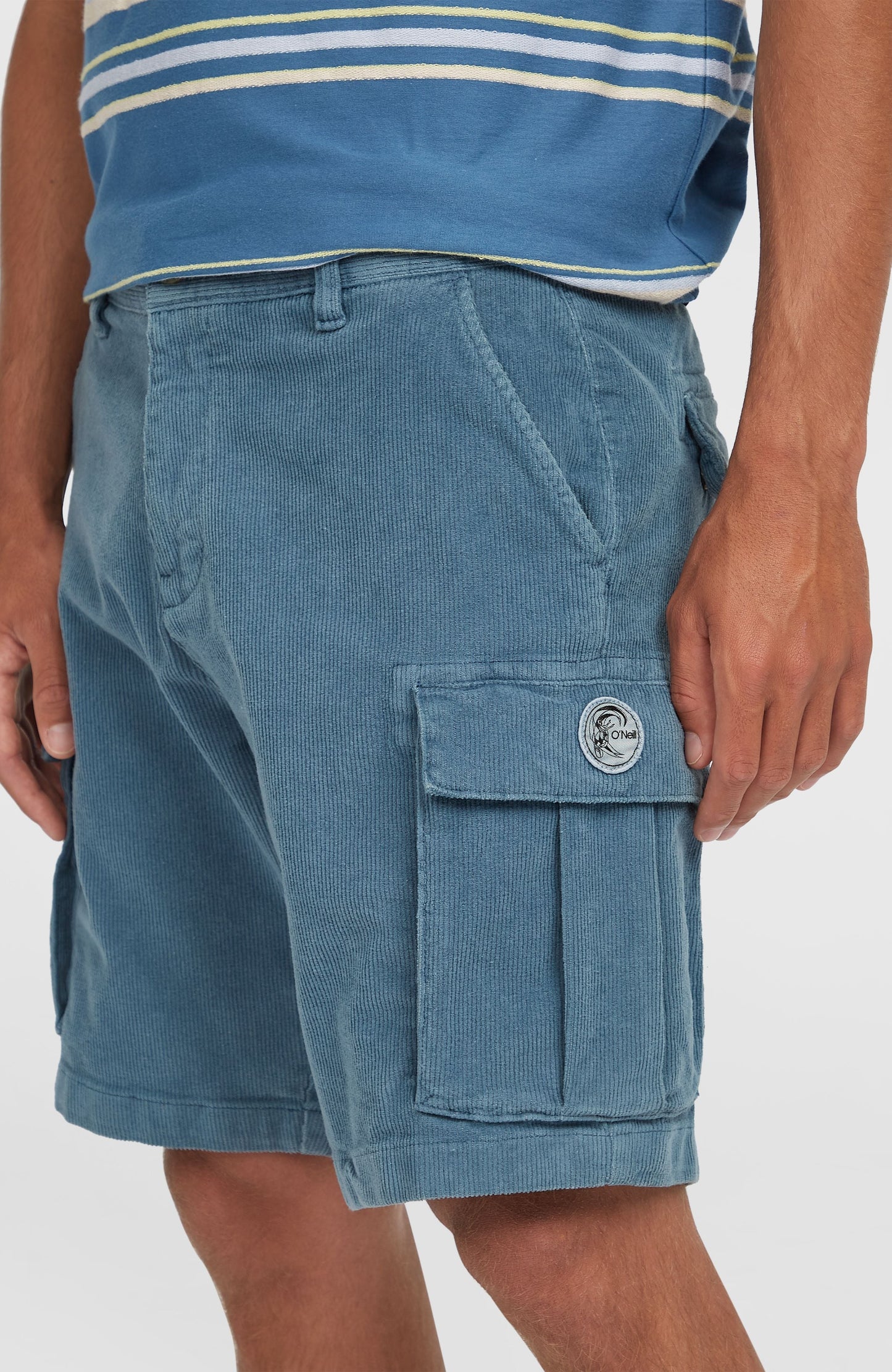 O'Riginals Cord Cargo Shorts Men Copen Blue