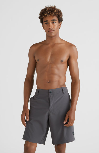 Hybrid Chino Shorts Men Asphalt