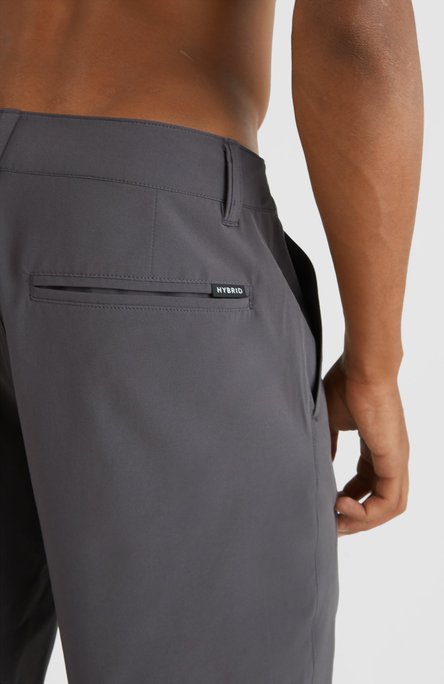 Hybrid Chino Shorts Men Asphalt