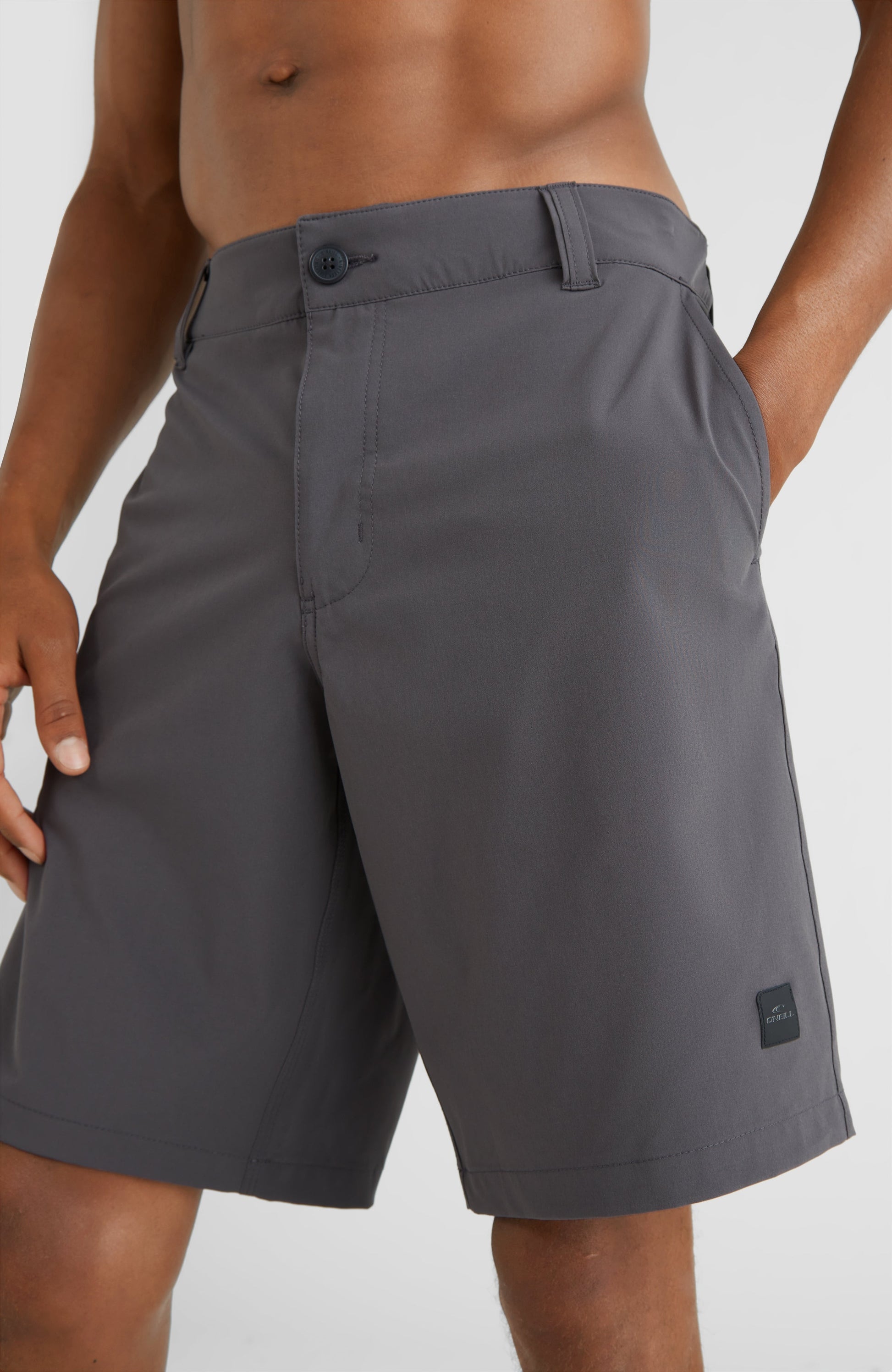 Hybrid Chino Shorts Men Asphalt