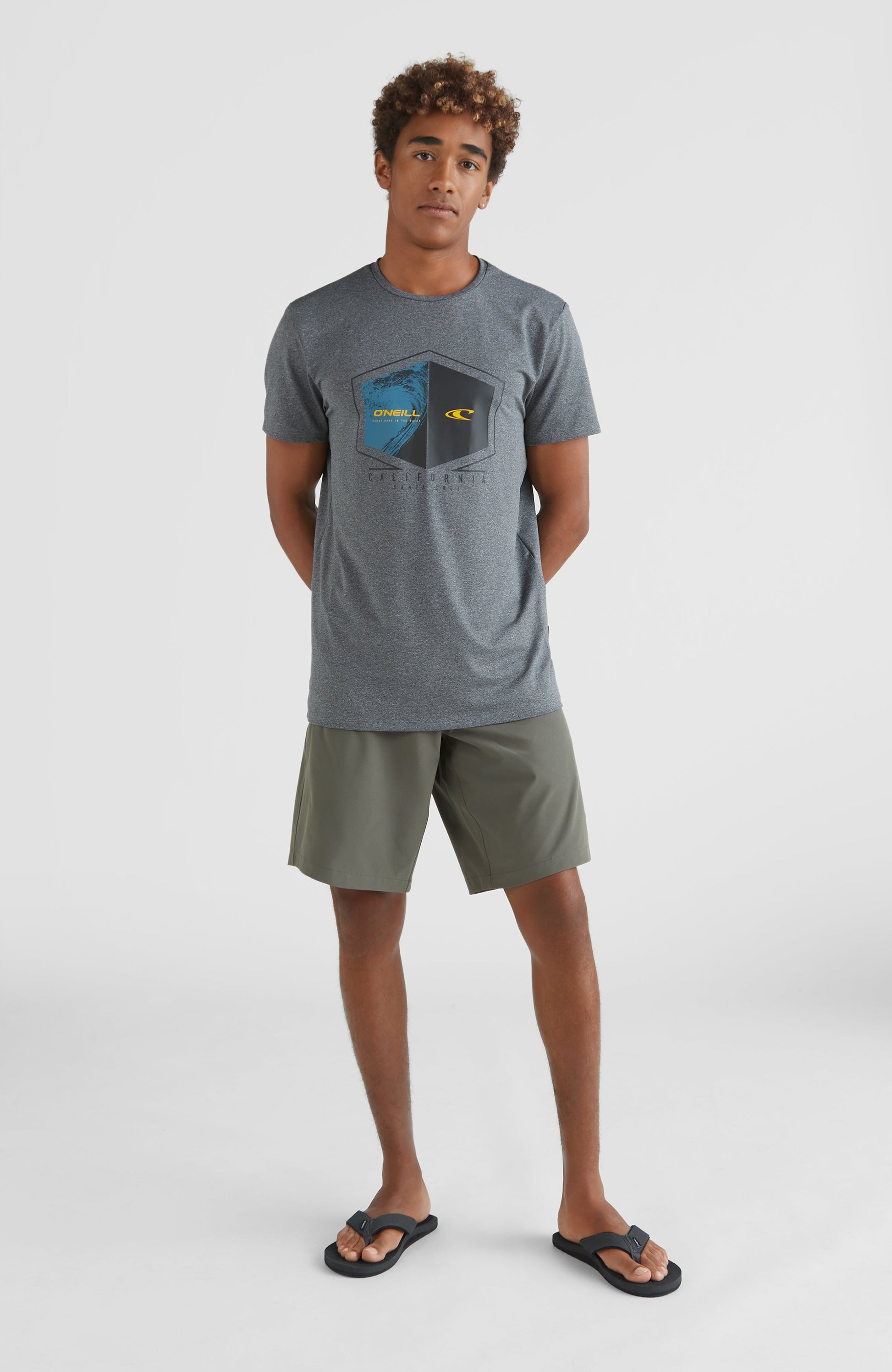 Hybrid Chino Shorts Men Military Green